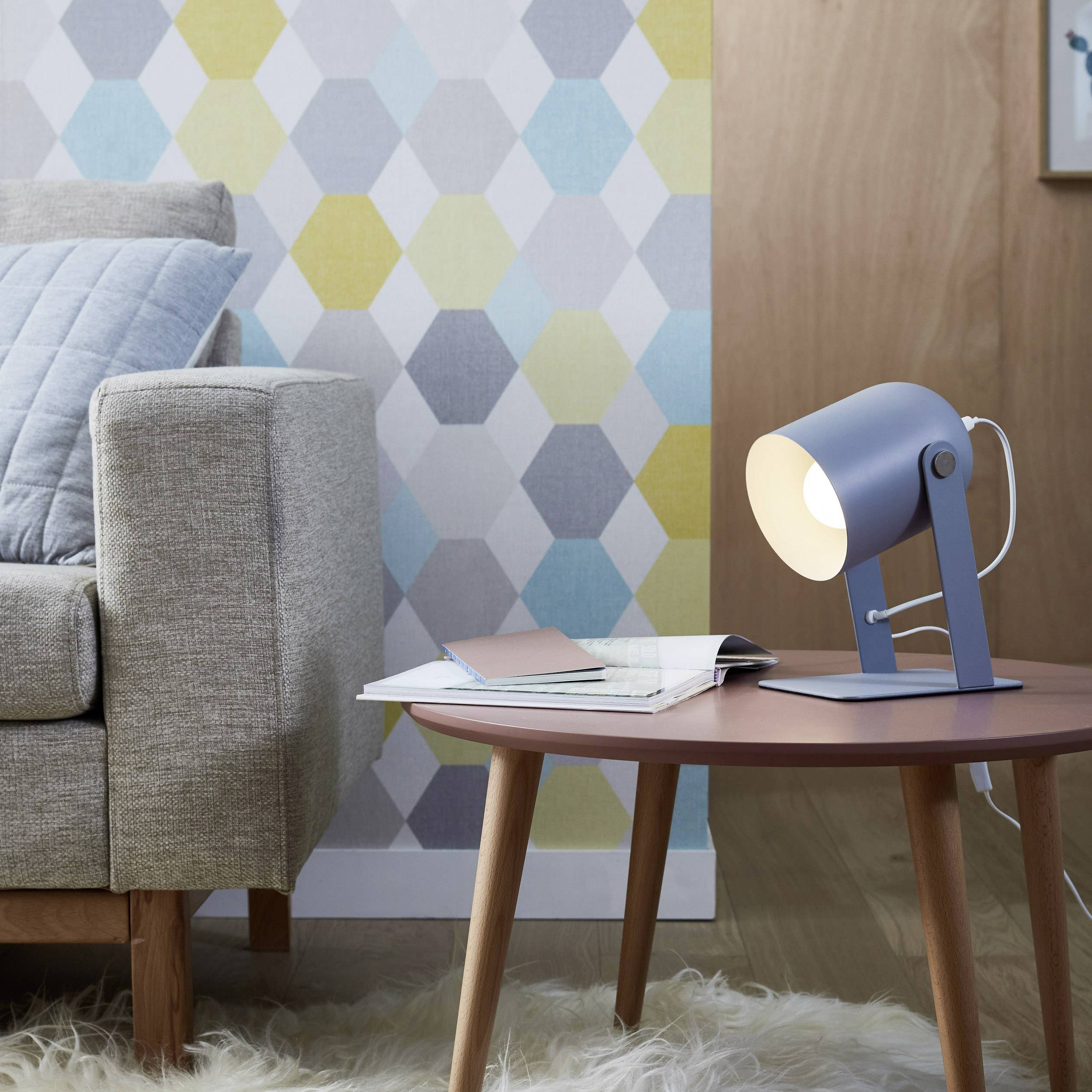 Brilliant Yan 98960/22 Tischlampe Grau