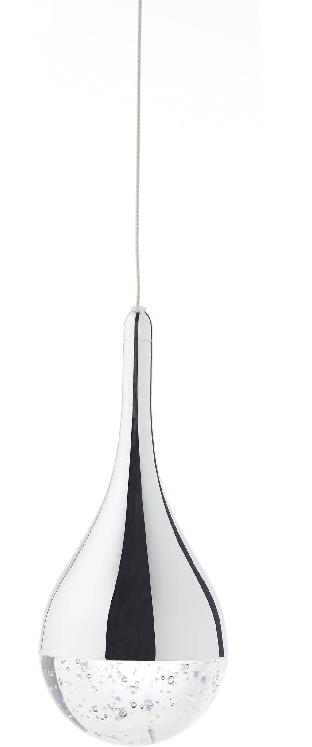 Brilliant Frizzante G93423/15 LED-Pendelleuchte LED LED fest eingebaut EEK: F (A - G) 15W Chrom