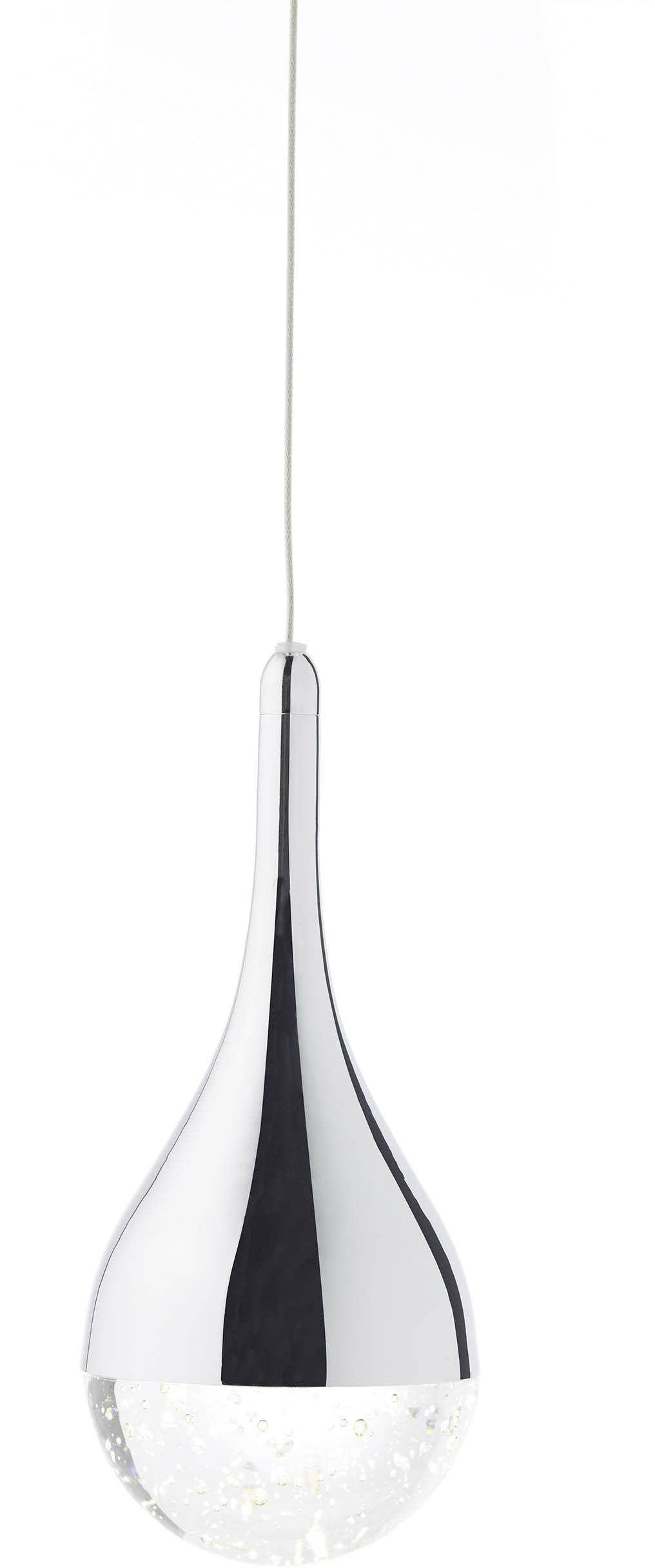 Brilliant Frizzante G93423/15 LED-Pendelleuchte LED LED fest eingebaut EEK: F (A - G) 15W Chrom