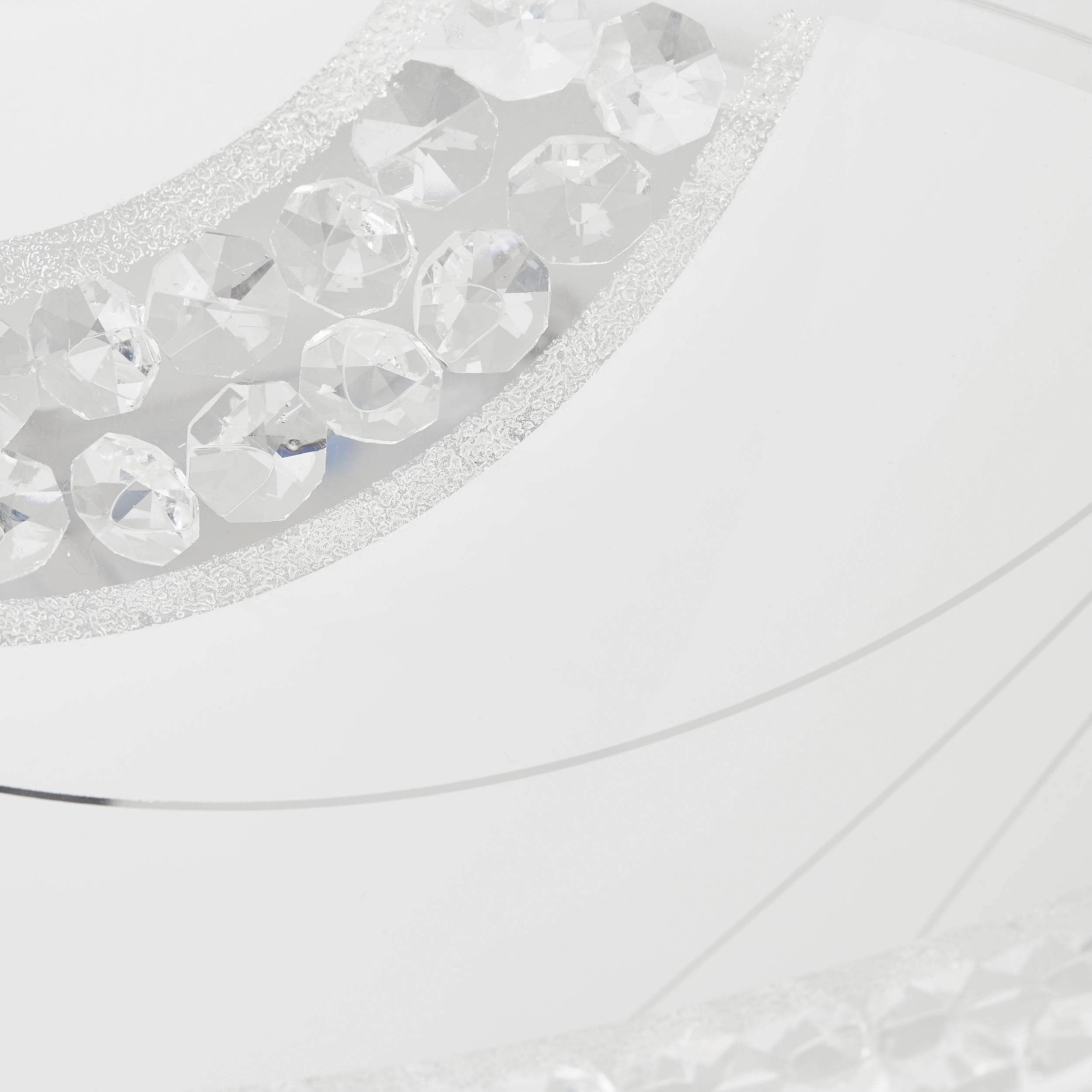 Brilliant G96866/85 Pinola LED-Deckenleuchte LED LED fest eingebaut EEK: F (A - G) 12W Weiß, Transparent