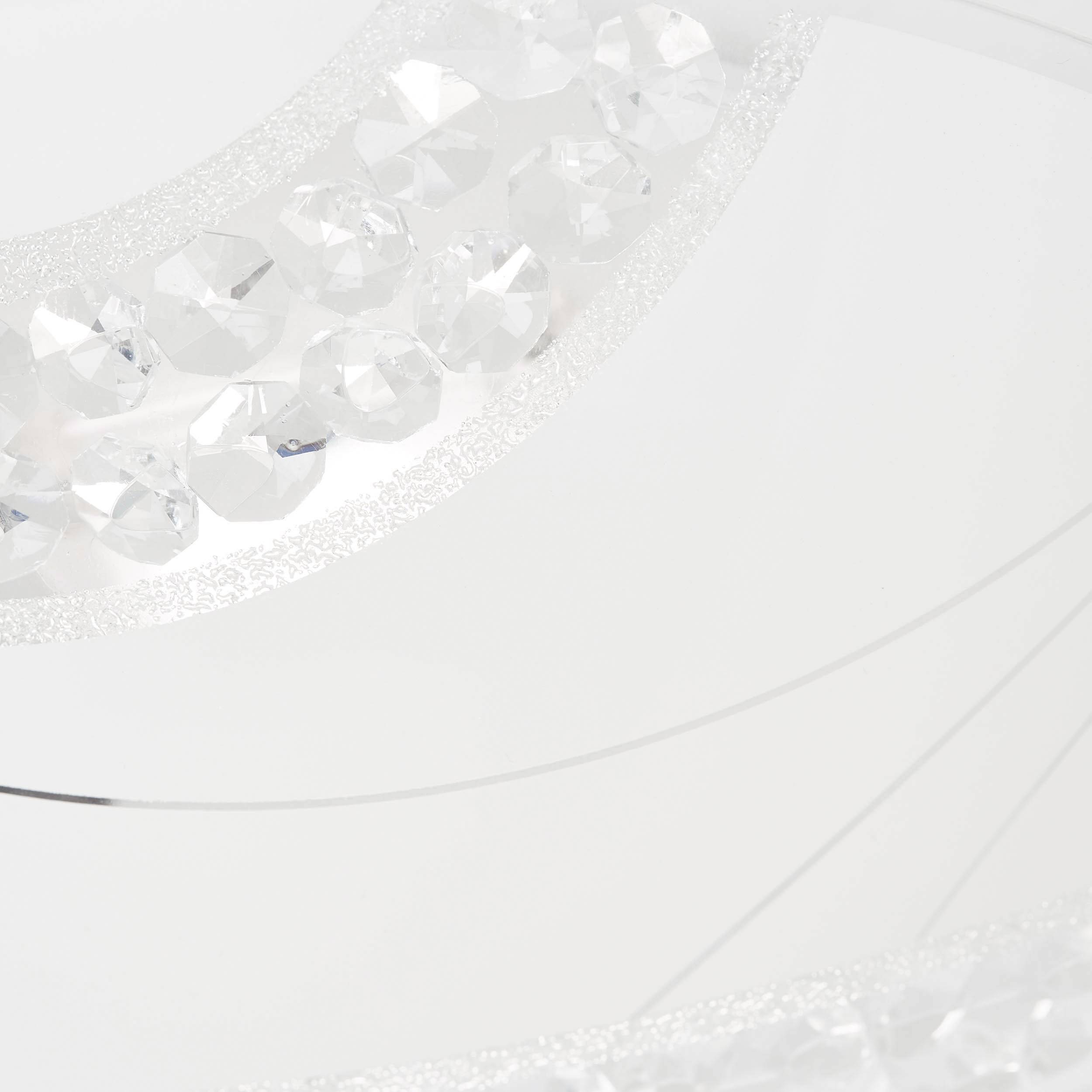 Brilliant G96866/85 Pinola LED-Deckenleuchte LED LED fest eingebaut EEK: F (A - G) 12W Weiß, Transparent