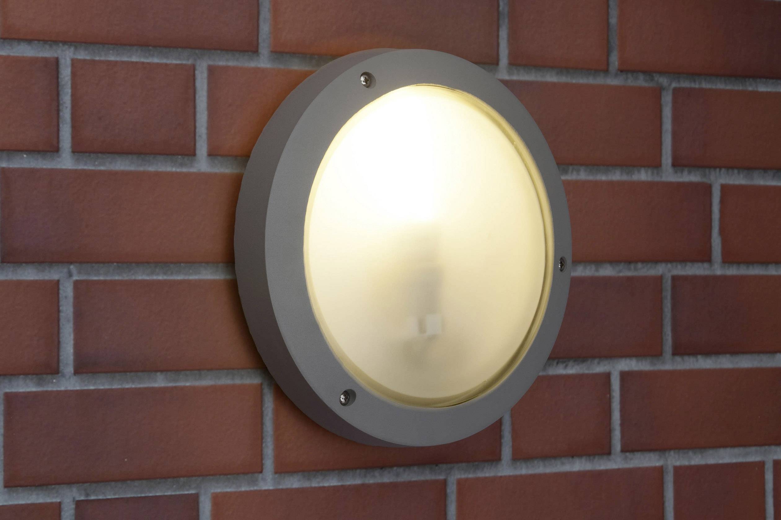 Brilliant Skipper 48480/11 Außenwandleuchte  LED E27 11 W Titan