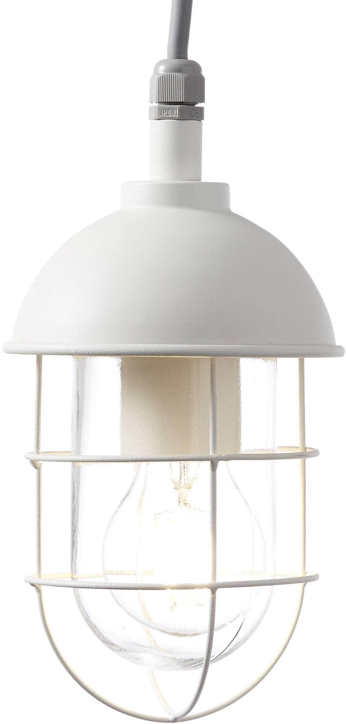 Brilliant 96349/05 Utsira Außenpendelleuchte LED E27 60W Weiß (matt)