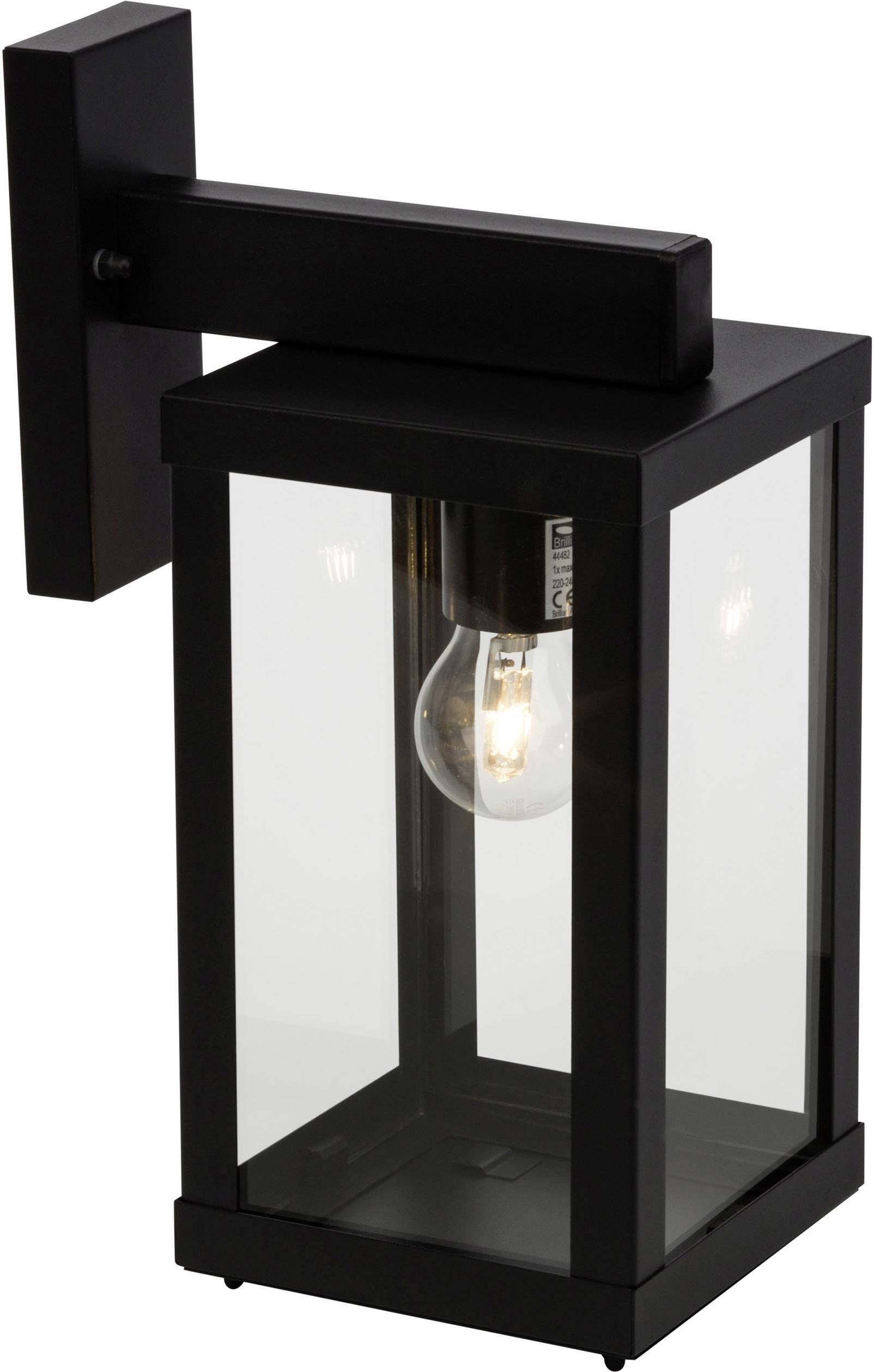 Brilliant Gaia 44482/06 Außenwandleuchte LED E27 60W Schwarz