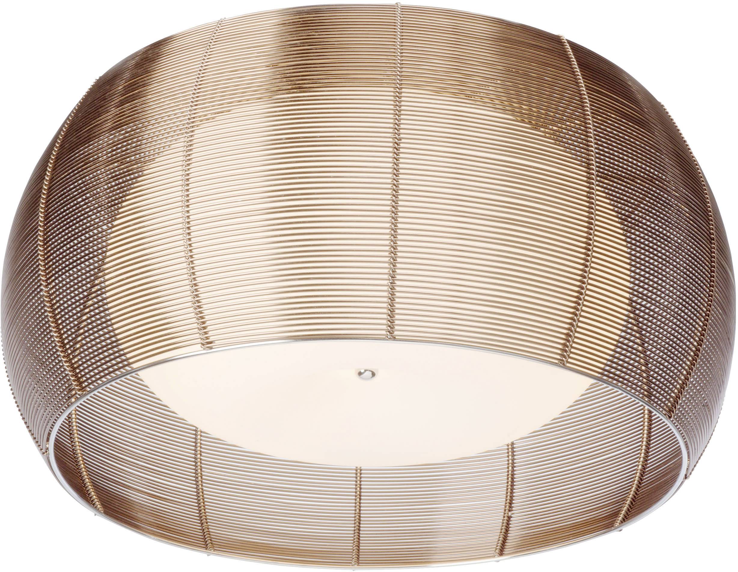 Brilliant 61180/53 Relax Deckenleuchte LED E27 60 W Bronze, Chrom