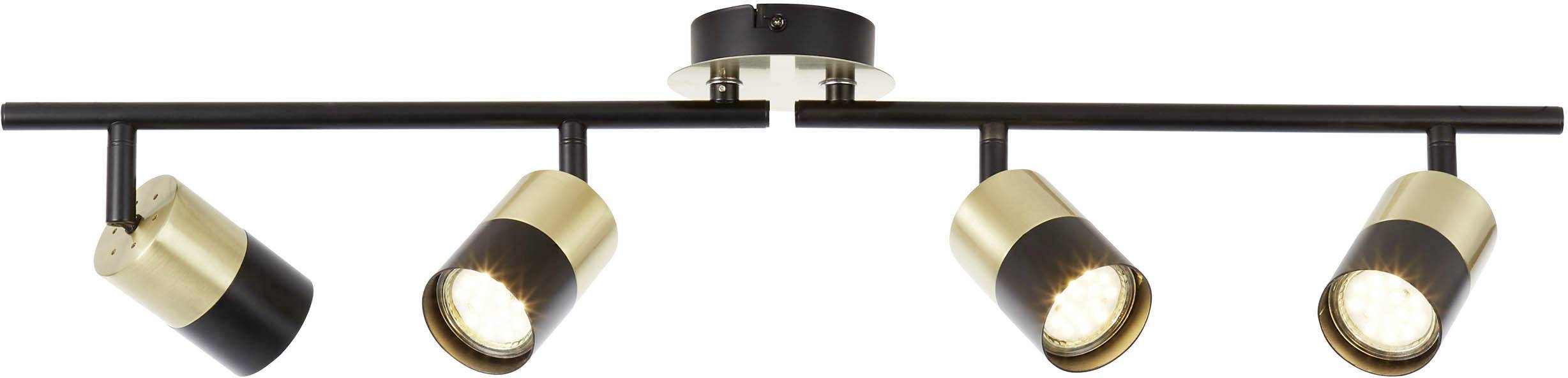 Brilliant Maribel 81032/78 Deckenstrahler GU10 14 W Messing (gebürstet), Schwarz