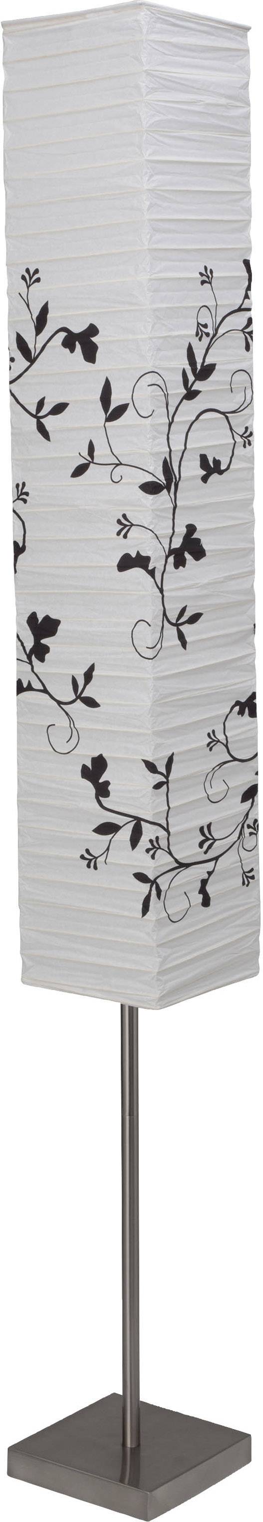 Brilliant Nerva 92603/81 Stehlampe LED E14 80 W Eisen, Weiß, Grau