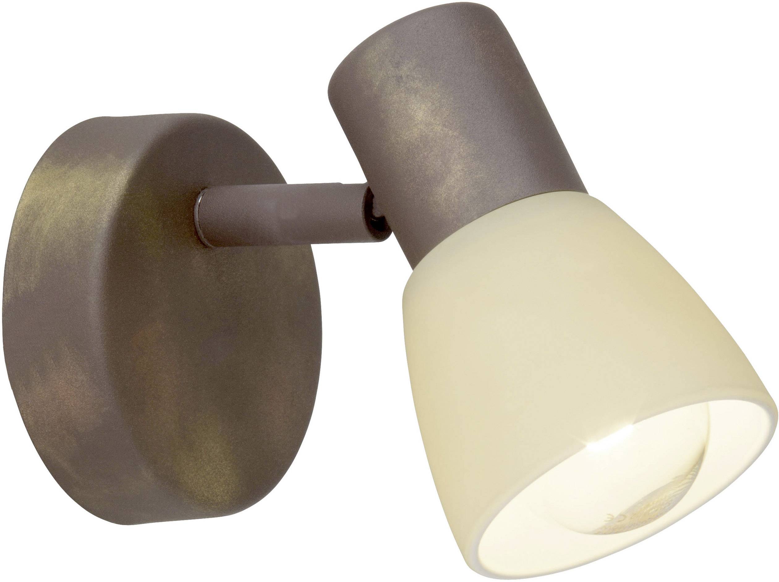 Brilliant Luca 35810/56 Wandstrahler E14 40 W LED Kupfer, Champagner