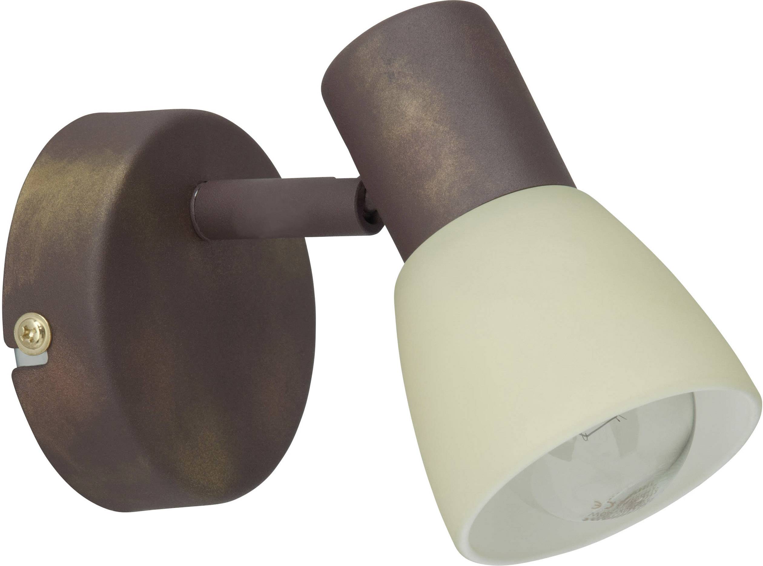 Brilliant Luca 35810/56 Wandstrahler E14 40 W LED Kupfer, Champagner