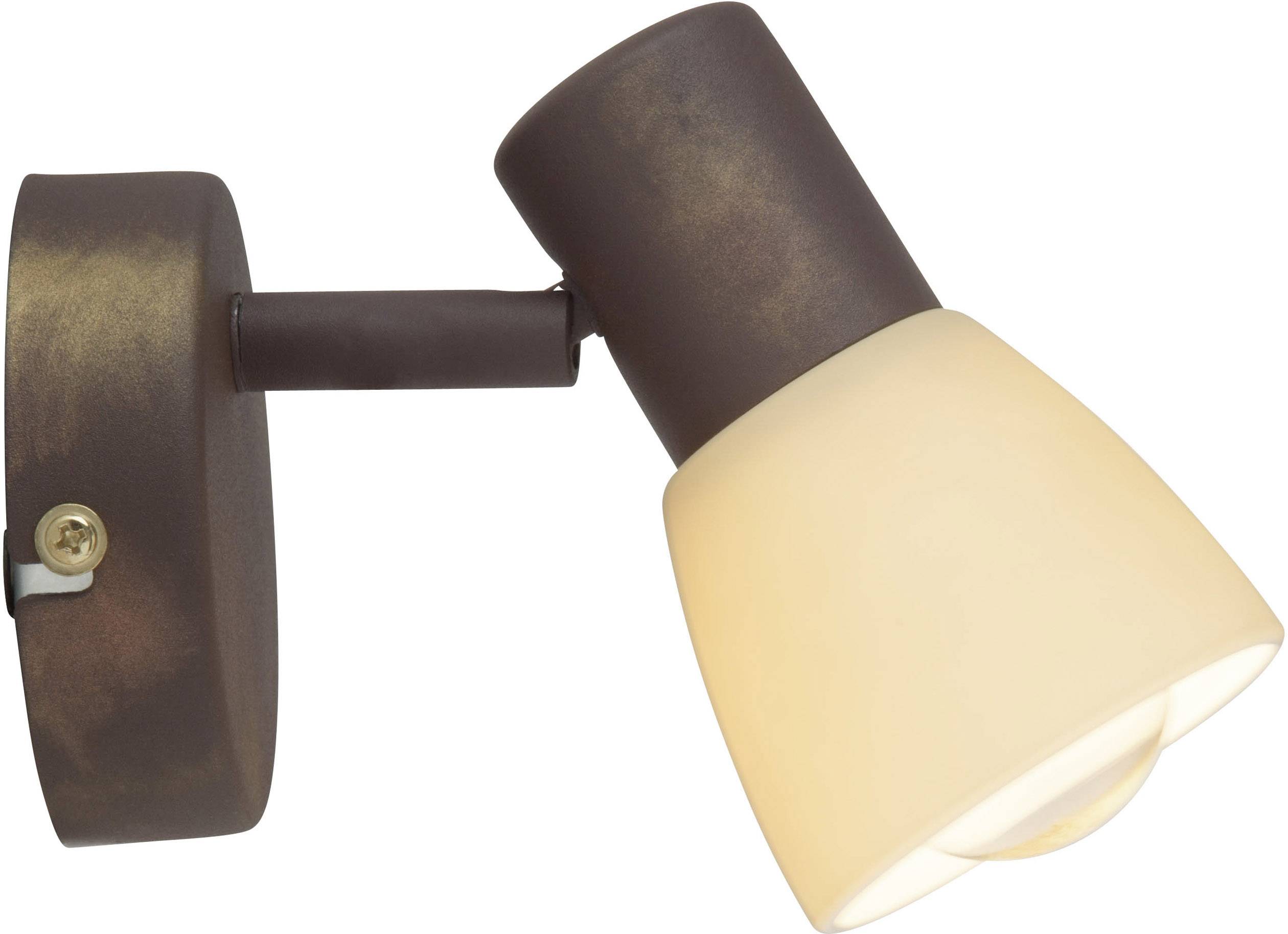 Brilliant Luca 35810/56 Wandstrahler E14 40 W LED Kupfer, Champagner