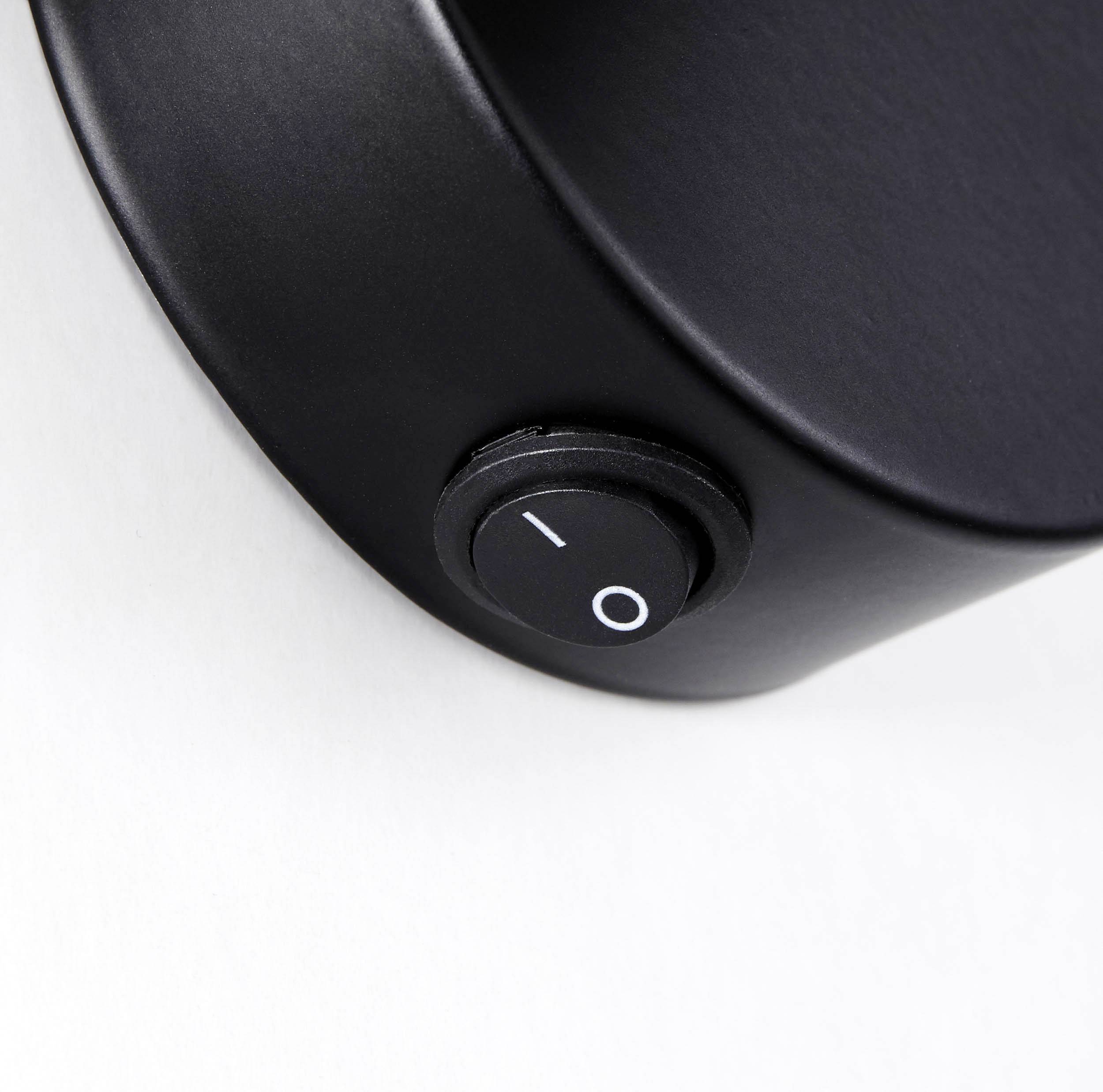 Brilliant Manama 78111/76 Wandstrahler E14 18 W LED Holz (dunkel), Schwarz (matt)