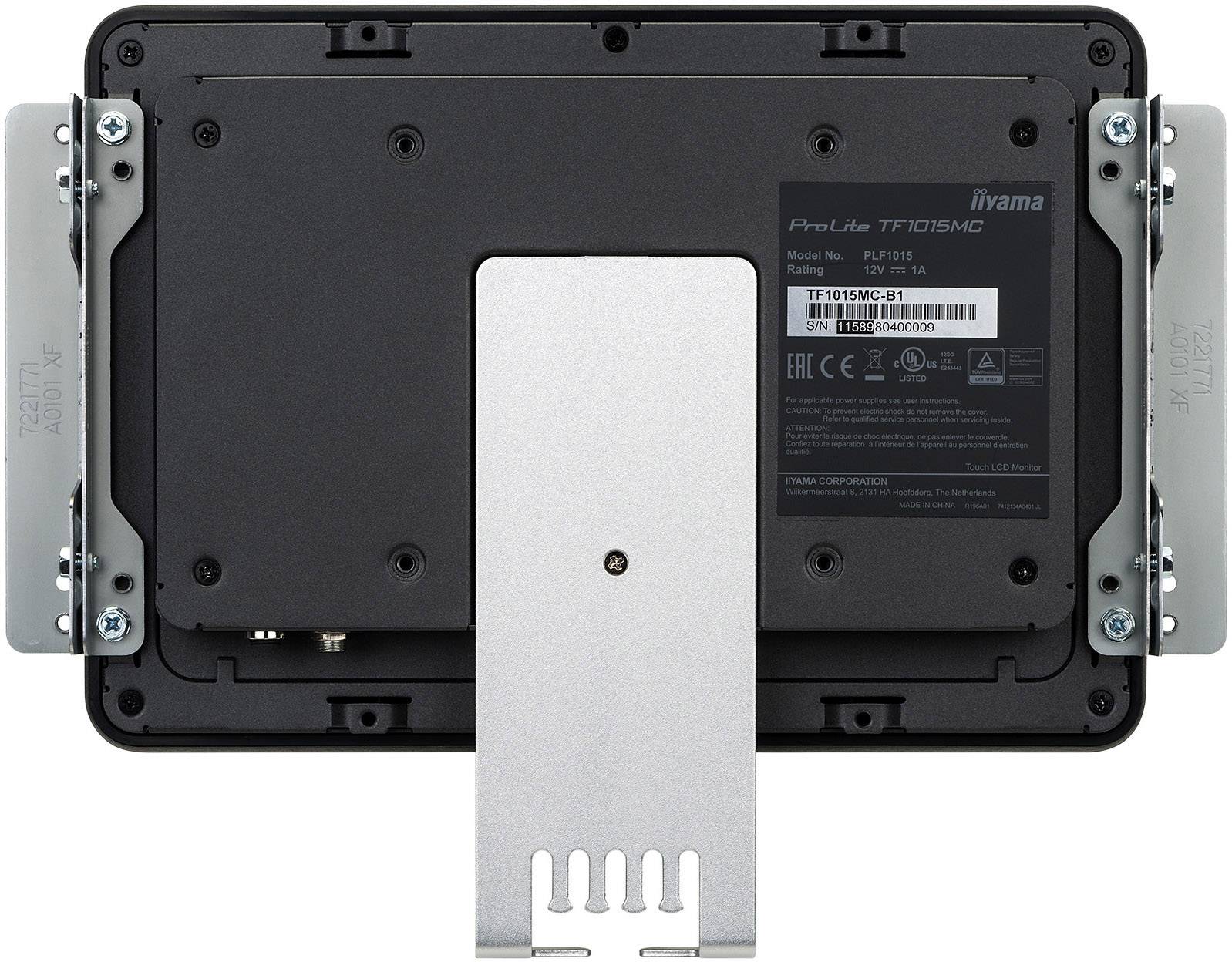 Iiyama ProLite TF1015MC Touchscreen-Monitor EEK: E (A - G) 25.7 cm (10.1 Zoll) 1280 x 800 Pixel 16:10 25 ms VGA, HDMI®, DisplayPort, Klinke VA LED