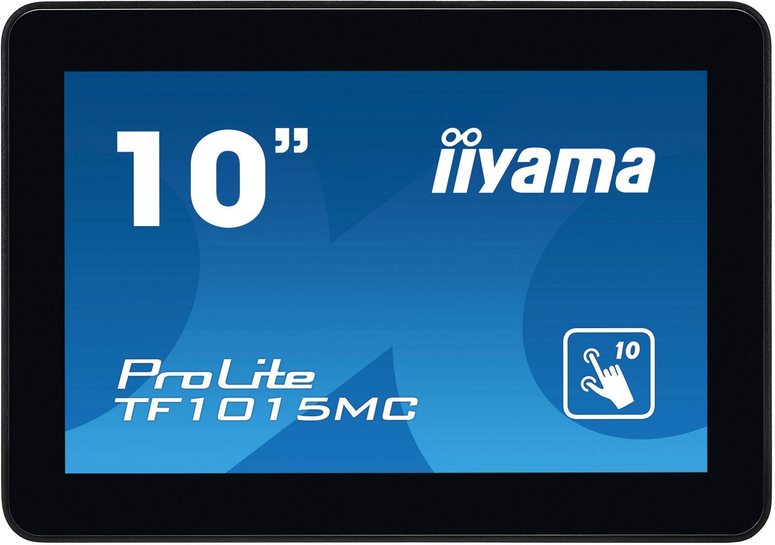 Iiyama ProLite TF1015MC Touchscreen-Monitor EEK: E (A - G) 25.7 cm (10.1 Zoll) 1280 x 800 Pixel 16:10 25 ms VGA, HDMI®, DisplayPort, Klinke VA LED