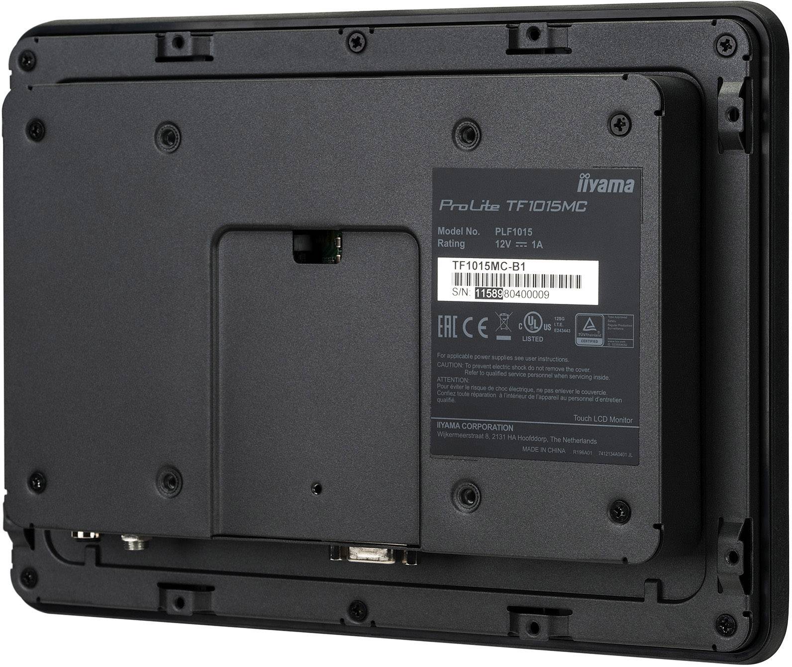 Iiyama ProLite TF1015MC Touchscreen-Monitor EEK: E (A - G) 25.7 cm (10.1 Zoll) 1280 x 800 Pixel 16:10 25 ms VGA, HDMI®, DisplayPort, Klinke VA LED