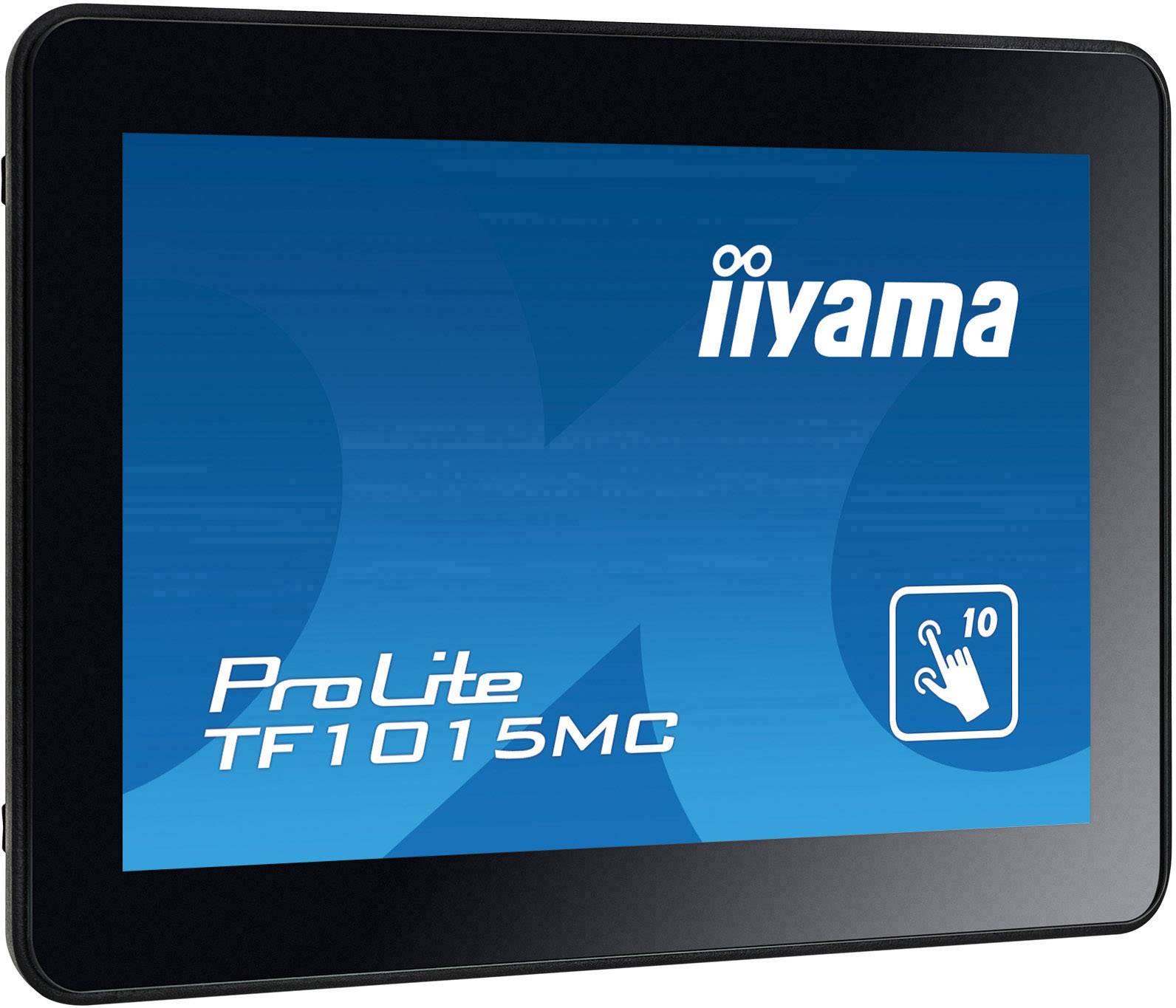 Iiyama ProLite TF1015MC Touchscreen-Monitor EEK: E (A - G) 25.7 cm (10.1 Zoll) 1280 x 800 Pixel 16:10 25 ms VGA, HDMI®, DisplayPort, Klinke VA LED