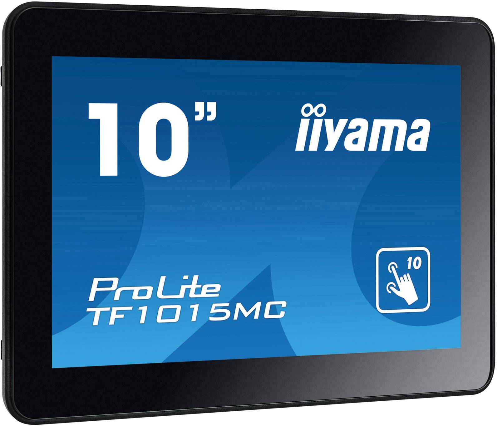 Iiyama ProLite TF1015MC Touchscreen-Monitor EEK: E (A - G) 25.7 cm (10.1 Zoll) 1280 x 800 Pixel 16:10 25 ms VGA, HDMI®, DisplayPort, Klinke VA LED