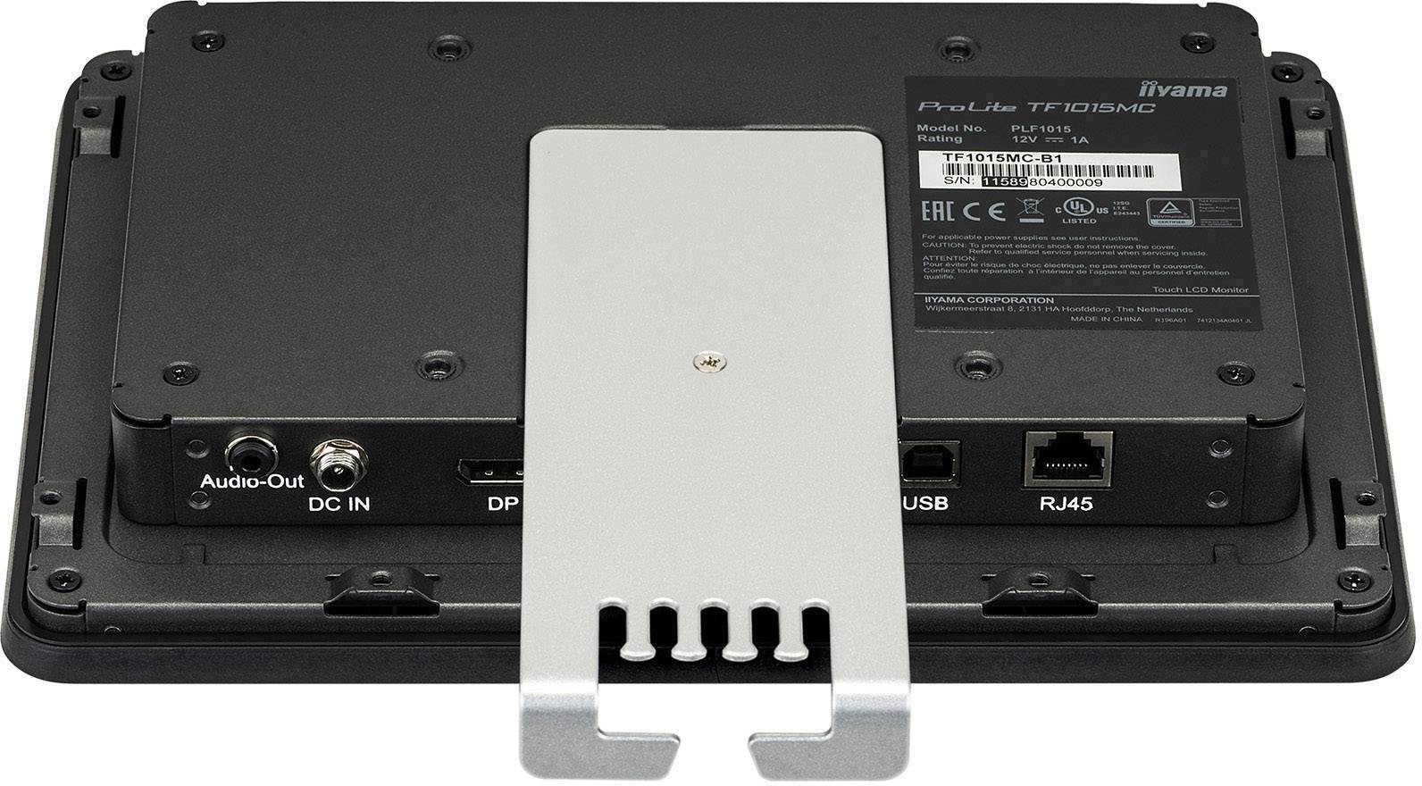 Iiyama ProLite TF1015MC Touchscreen-Monitor EEK: E (A - G) 25.7 cm (10.1 Zoll) 1280 x 800 Pixel 16:10 25 ms VGA, HDMI®, DisplayPort, Klinke VA LED