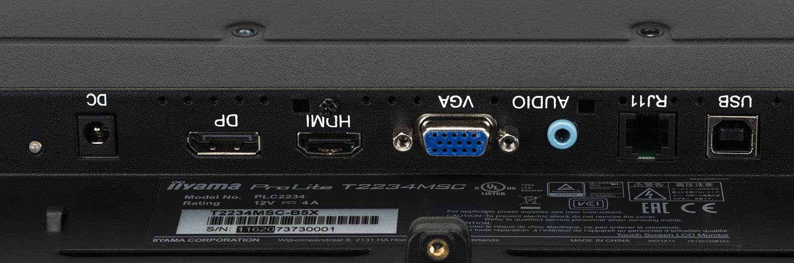 Iiyama ProLite TF2234MC-B6X LED-Monitor EEK: F (A - G)  55.9 cm (22 Zoll) 1920 x 1080 Pixel 16:9 8 ms VGA, HDMI®, DisplayPort, USB IPS LED