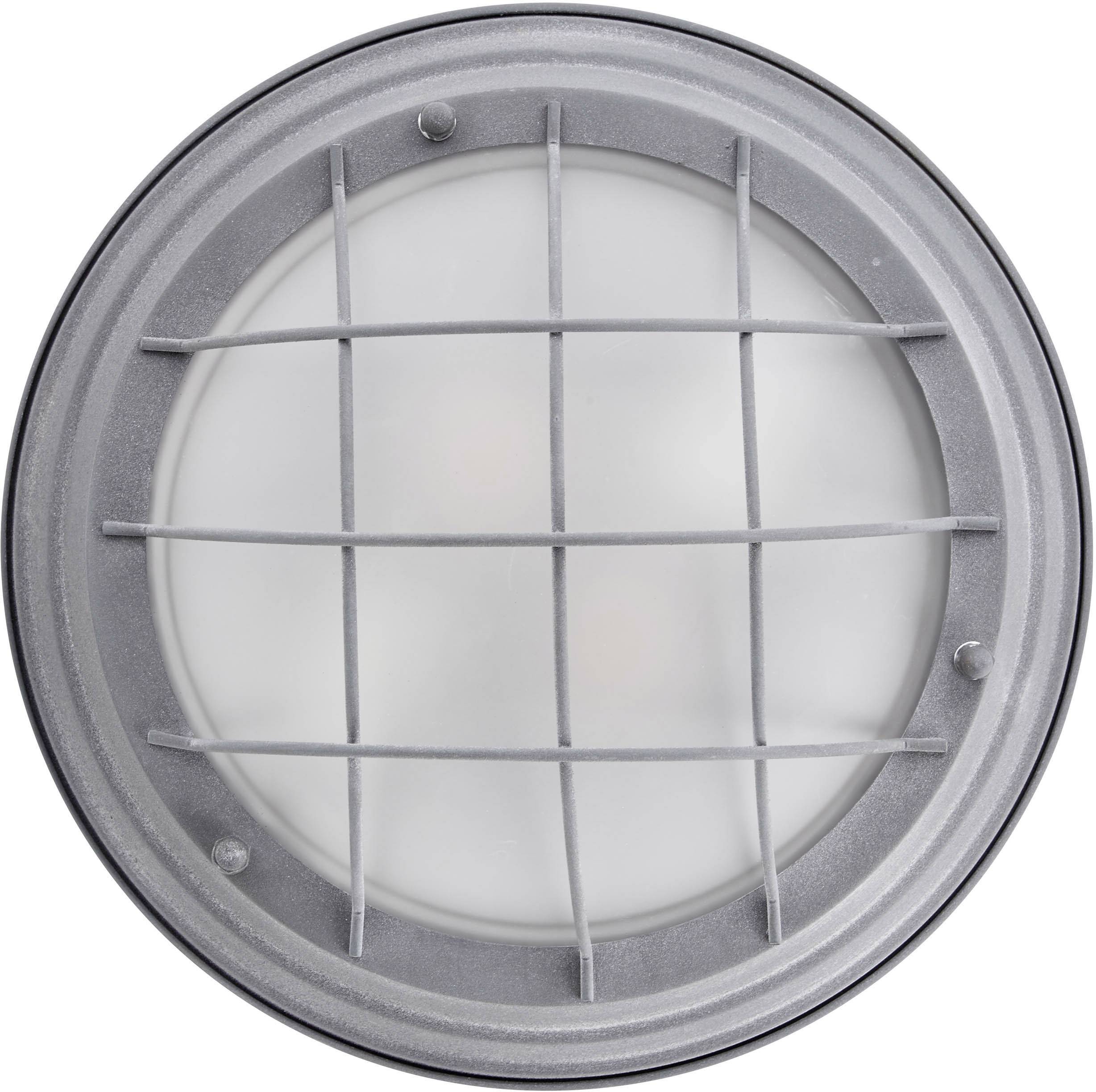 Brilliant 94492/70 Typhoon Deckenleuchte LED E27 60W Beton-Grau, Weiß