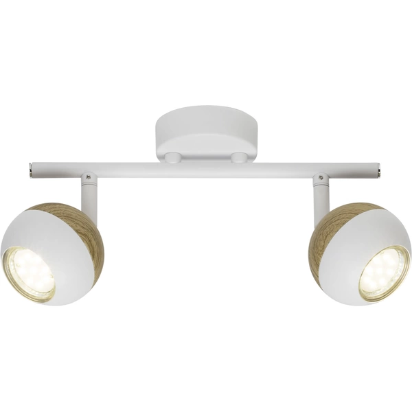 Brilliant Scan G59413/75 Deckenstrahler LED GU10 6W Weiß, Holz (hell) Brilliant Scan G59413/75 Deckenstrahler LED GU10 6W Weiß, Holz (hell)