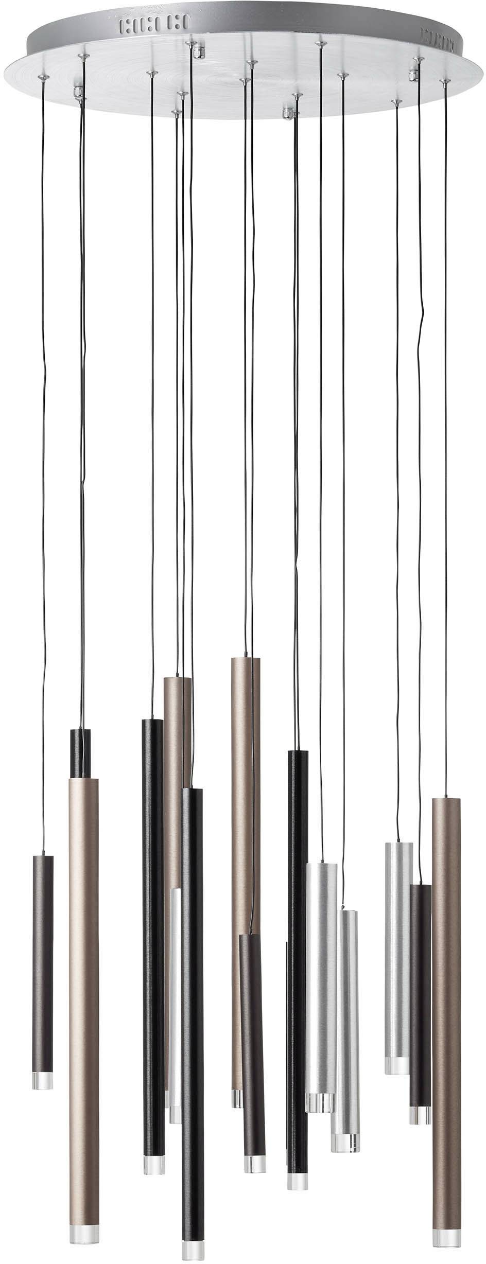 Brilliant Cembalo G93730/20 LED-Pendelleuchte LED LED fest eingebaut 64 W Braun