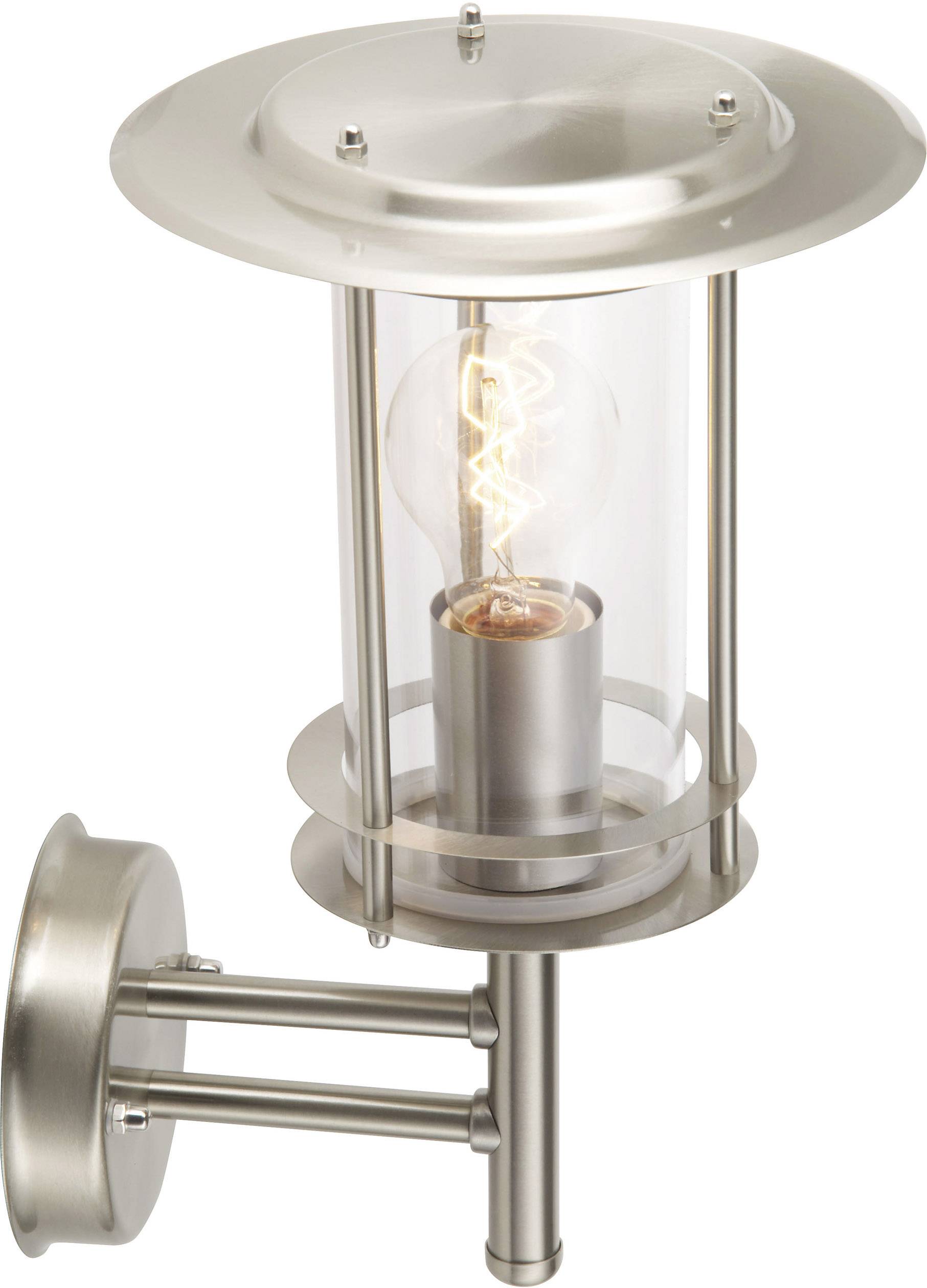 Brilliant York 44781/82 Außenwandleuchte LED E27 60W Edelstahl