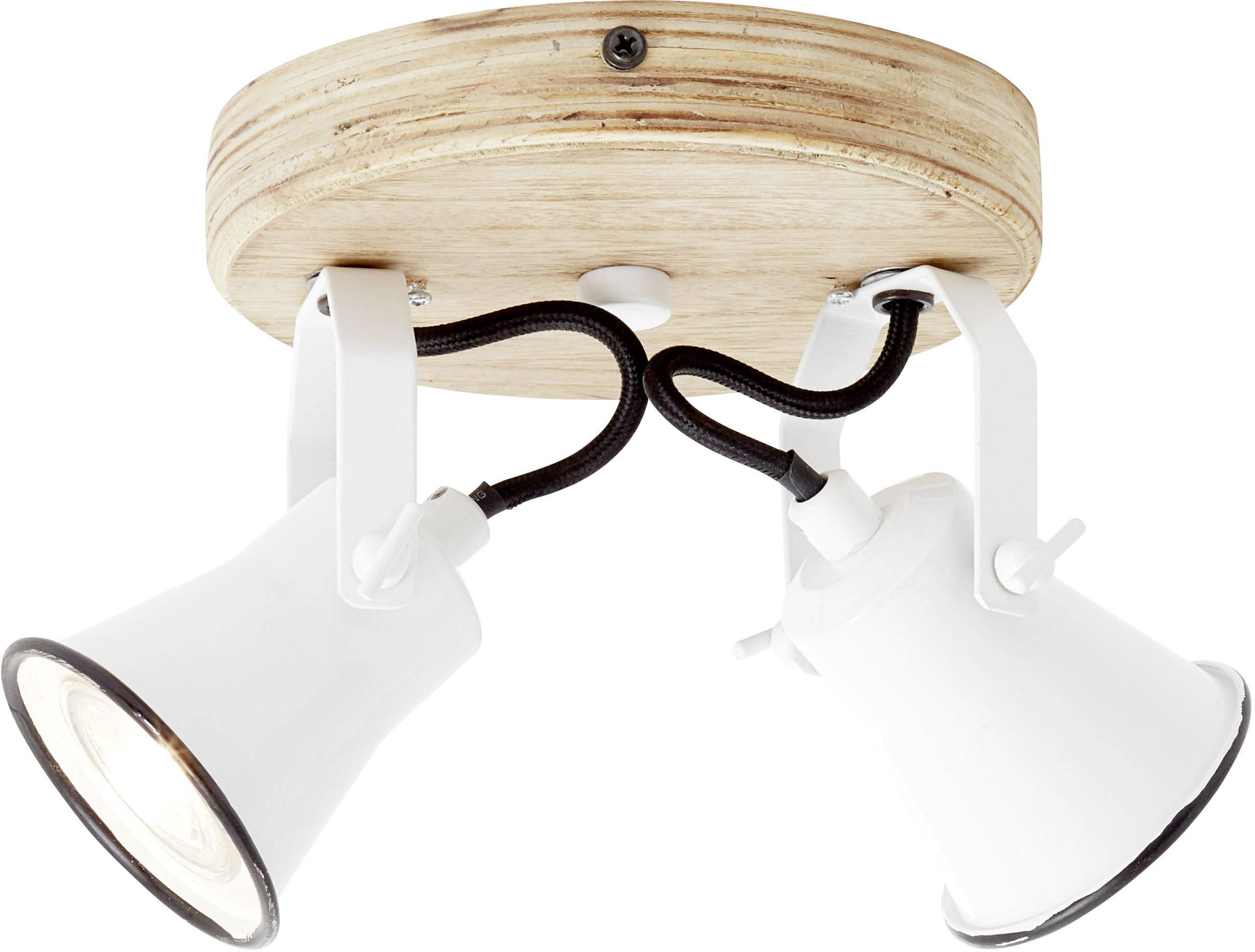 Brilliant Seed 82224/05 Deckenstrahler LED GU10 10W Weiß, Holz (hell)