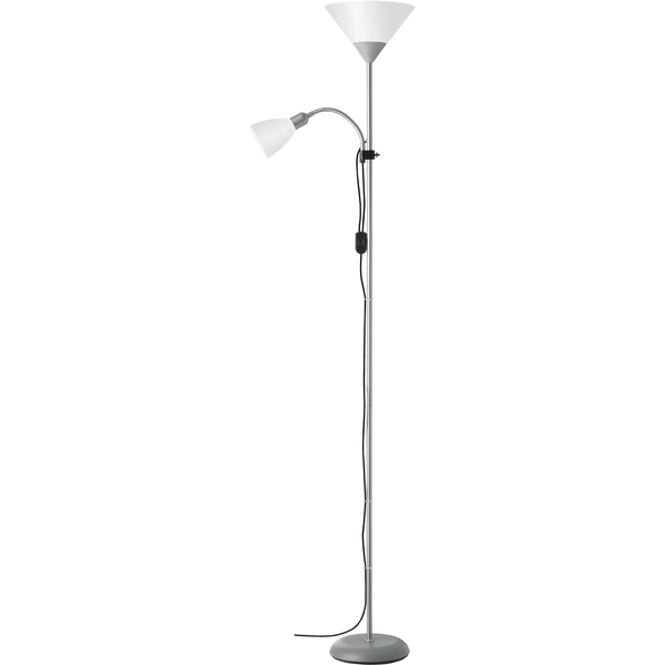Brilliant Spari Deckenfluter LED E27 60 W Silber, Weiß Brilliant Spari Deckenfluter LED E27 60 W Silber, Weiß