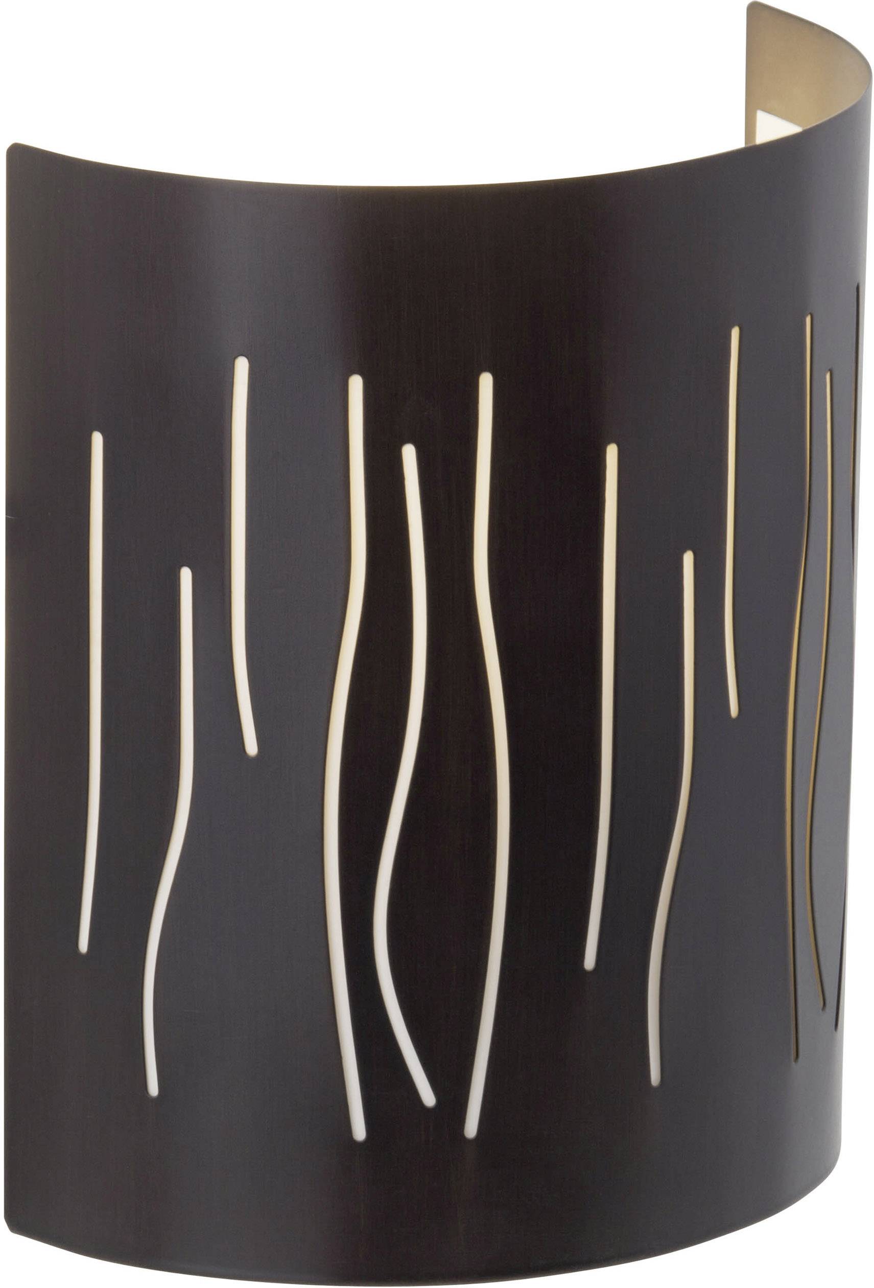 Brilliant Kinley 93461/20 Wandleuchte E27 40 W LED Braun