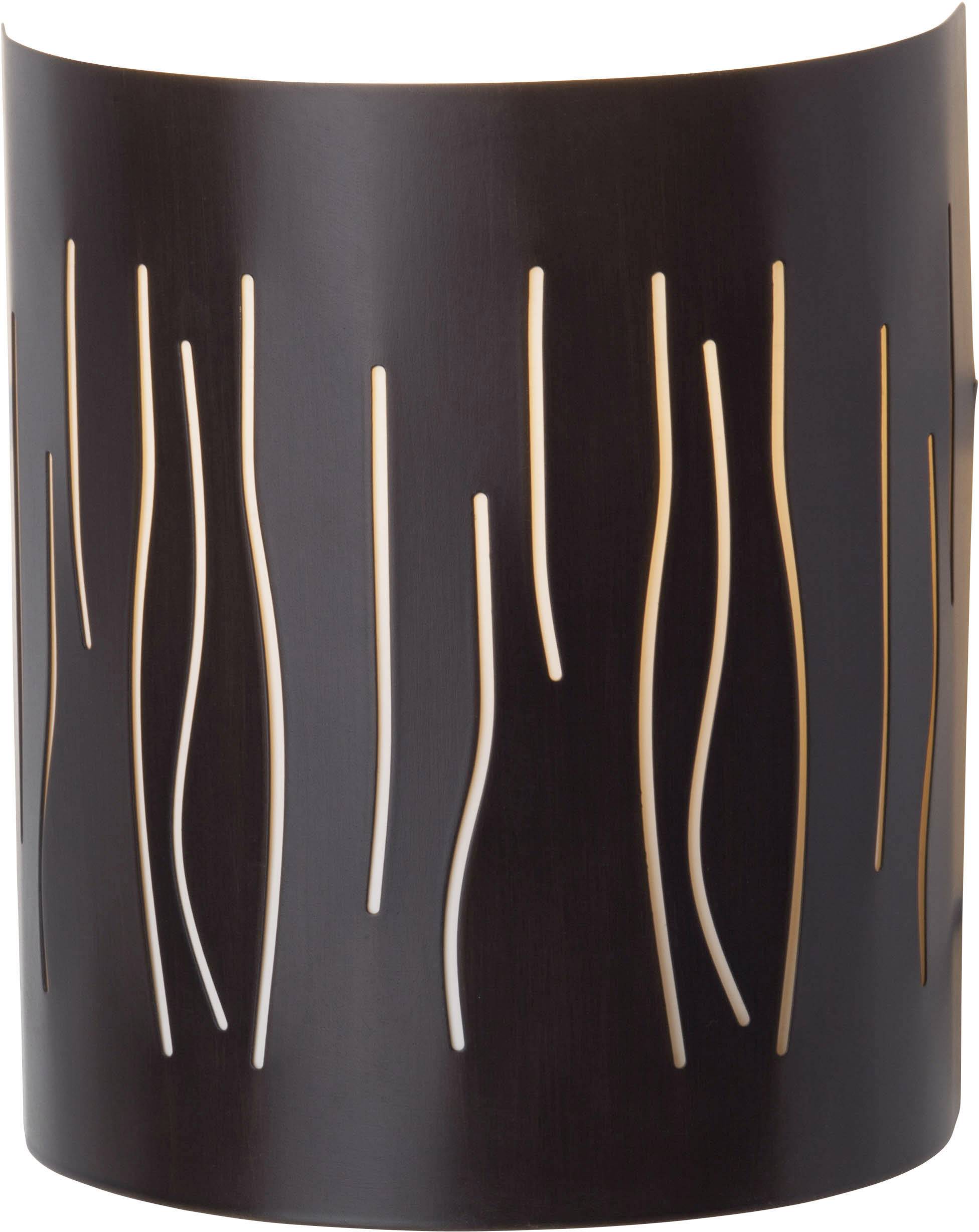 Brilliant Kinley 93461/20 Wandleuchte E27 40 W LED Braun