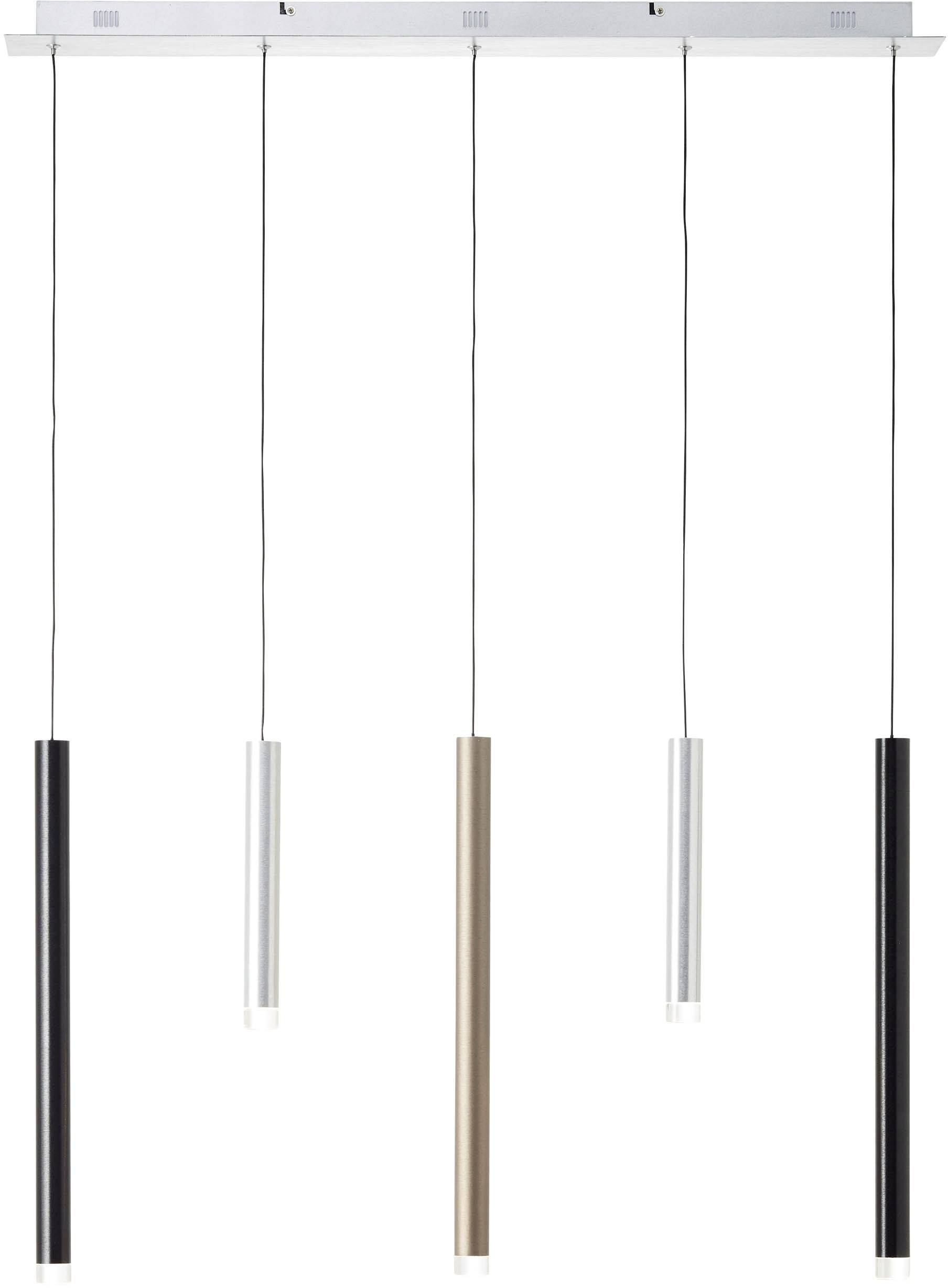 Brilliant Cembalo G93762/21 LED-Pendelleuchte LED LED fest eingebaut 20 W Aluminium, Schwarz, Braun