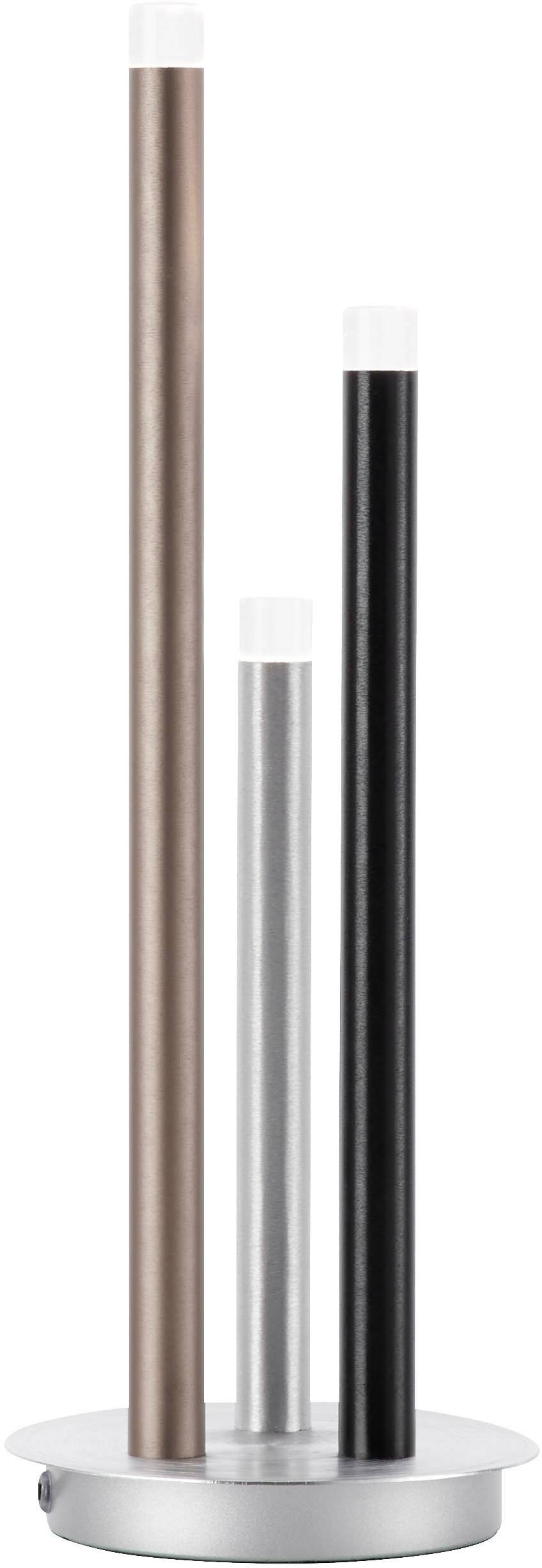 Brilliant Cembalo G93770/21 LED-Tischlampe LED LED fest eingebaut 12 W Aluminium, Schwarz, Braun