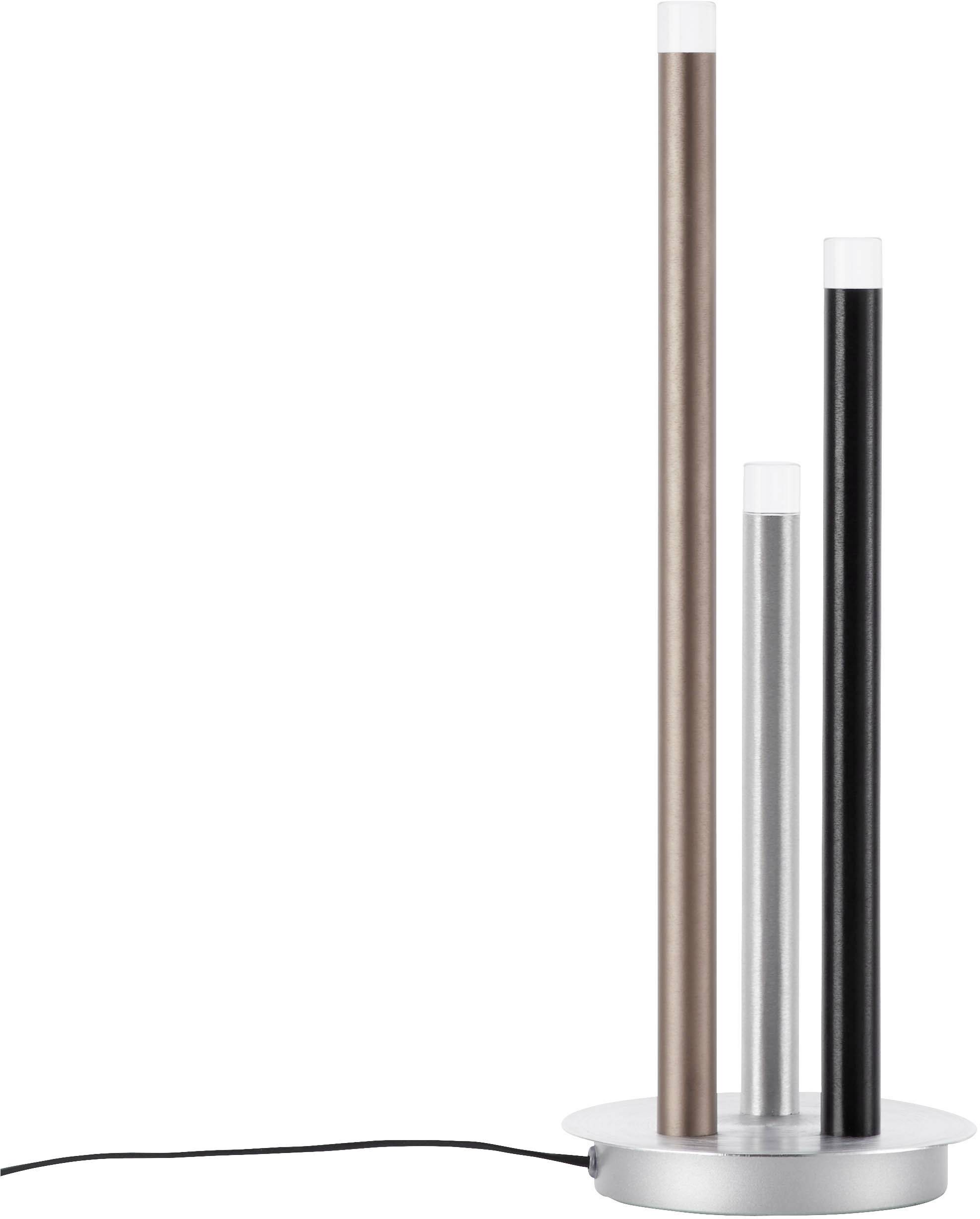 Brilliant Cembalo G93770/21 LED-Tischlampe LED LED fest eingebaut 12 W Aluminium, Schwarz, Braun