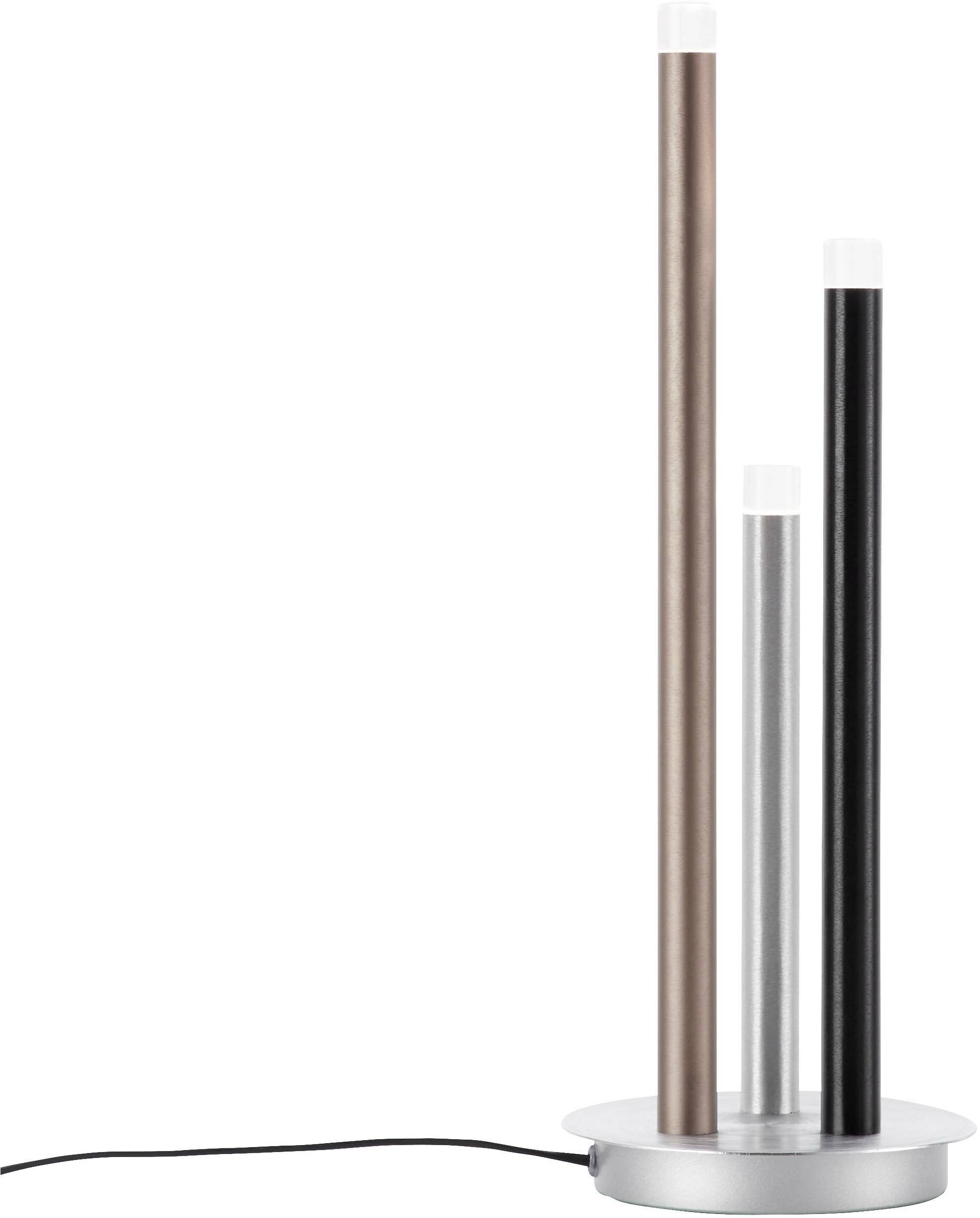 Brilliant Cembalo G93770/21 LED-Tischlampe LED LED fest eingebaut 12 W Aluminium, Schwarz, Braun