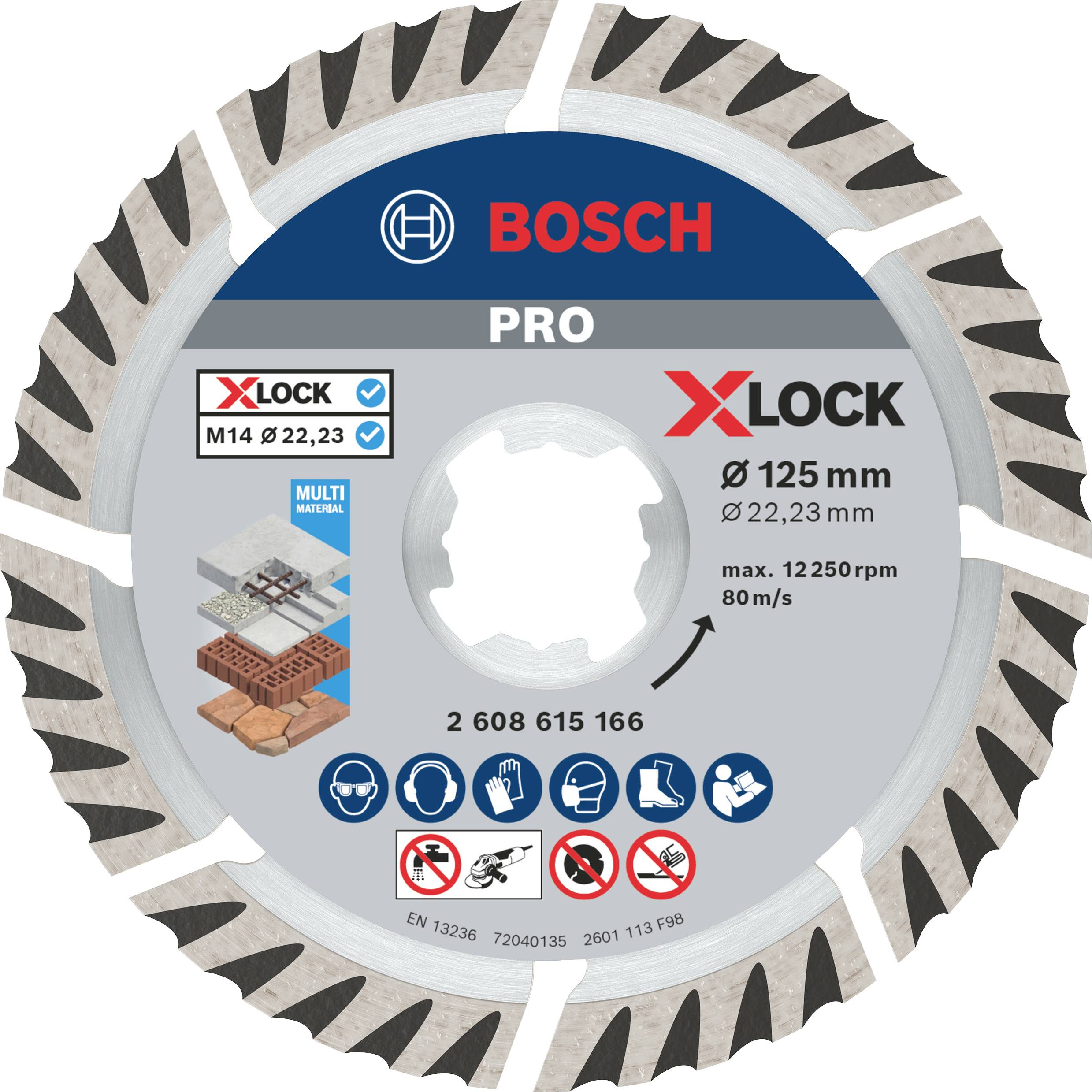 Bosch Accessories 2608615166 Diamanttrennscheibe Durchmesser 125mm 1St.