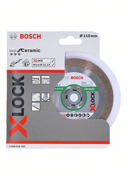 Bosch Accessories 2608615162 Diamanttrennscheibe Durchmesser 110mm 1St.