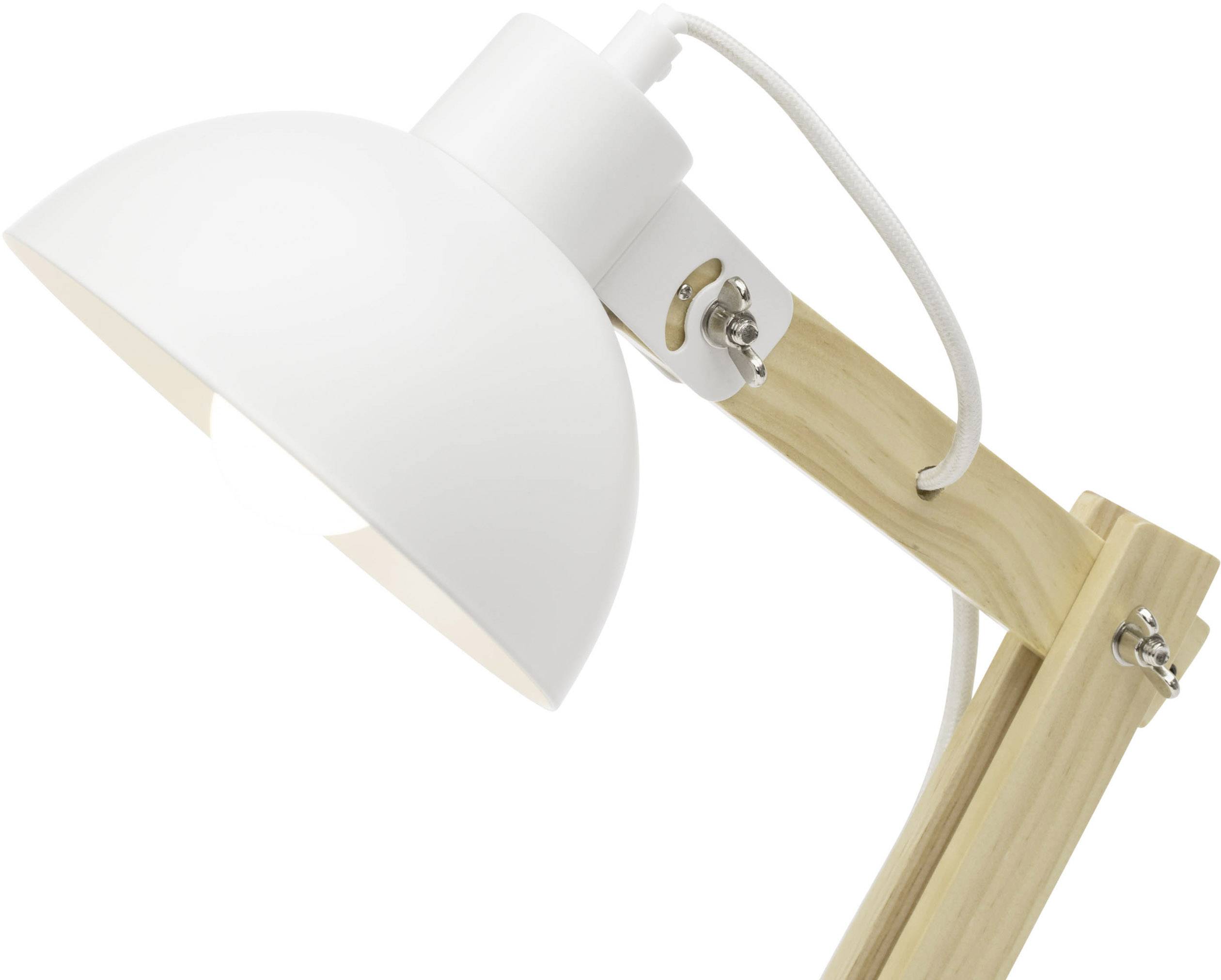 Brilliant Moda 98979/05 Tischlampe LED E27 25W Weiß