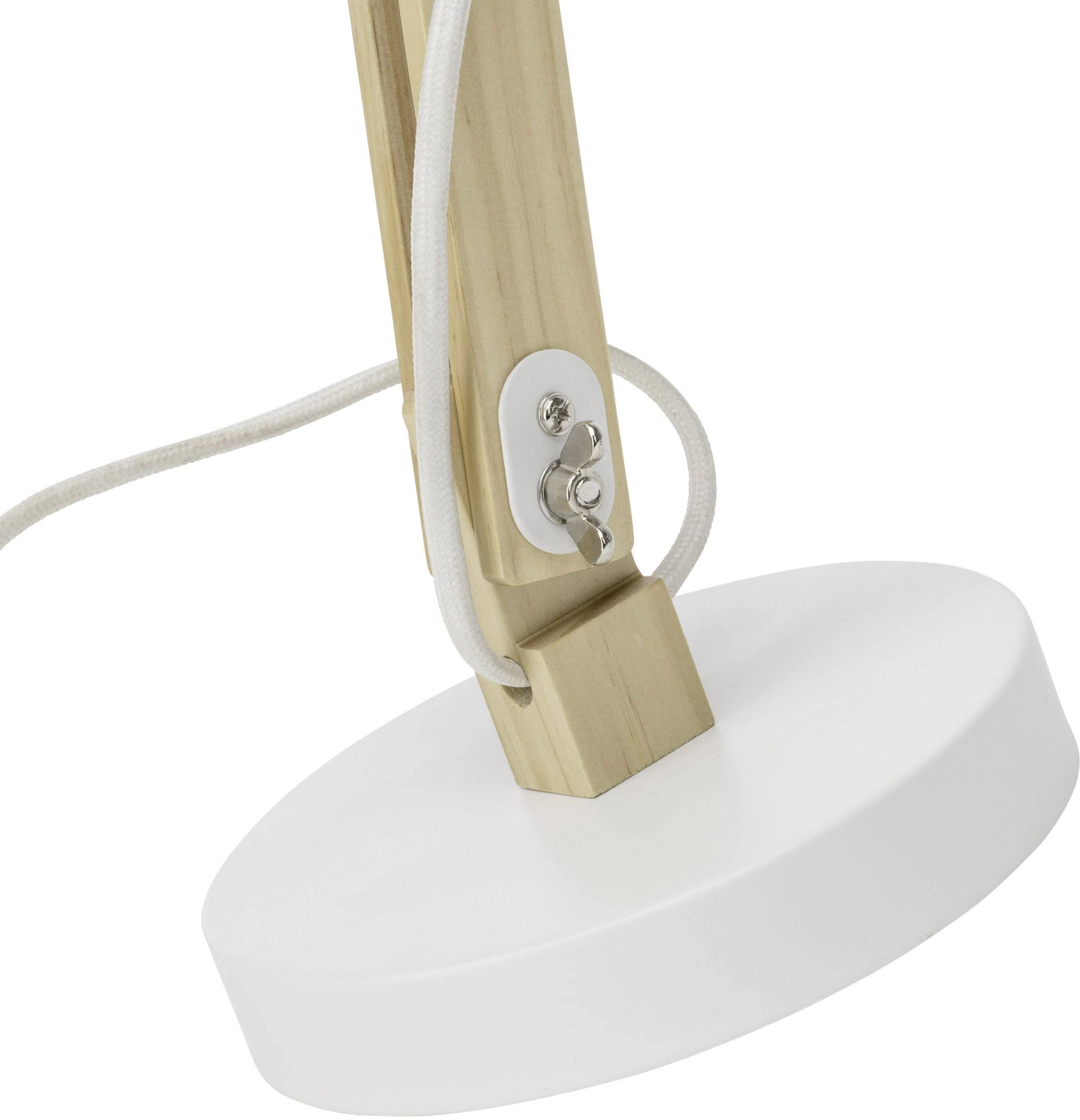 Brilliant Moda 98979/05 Tischlampe LED E27 25W Weiß