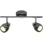 Brilliant Milano G21713/76 Deckenstrahler LED GU10 6W Chrom, Schwarz Brilliant Milano G21713/76 Deckenstrahler LED GU10 6W Chrom, Schwarz