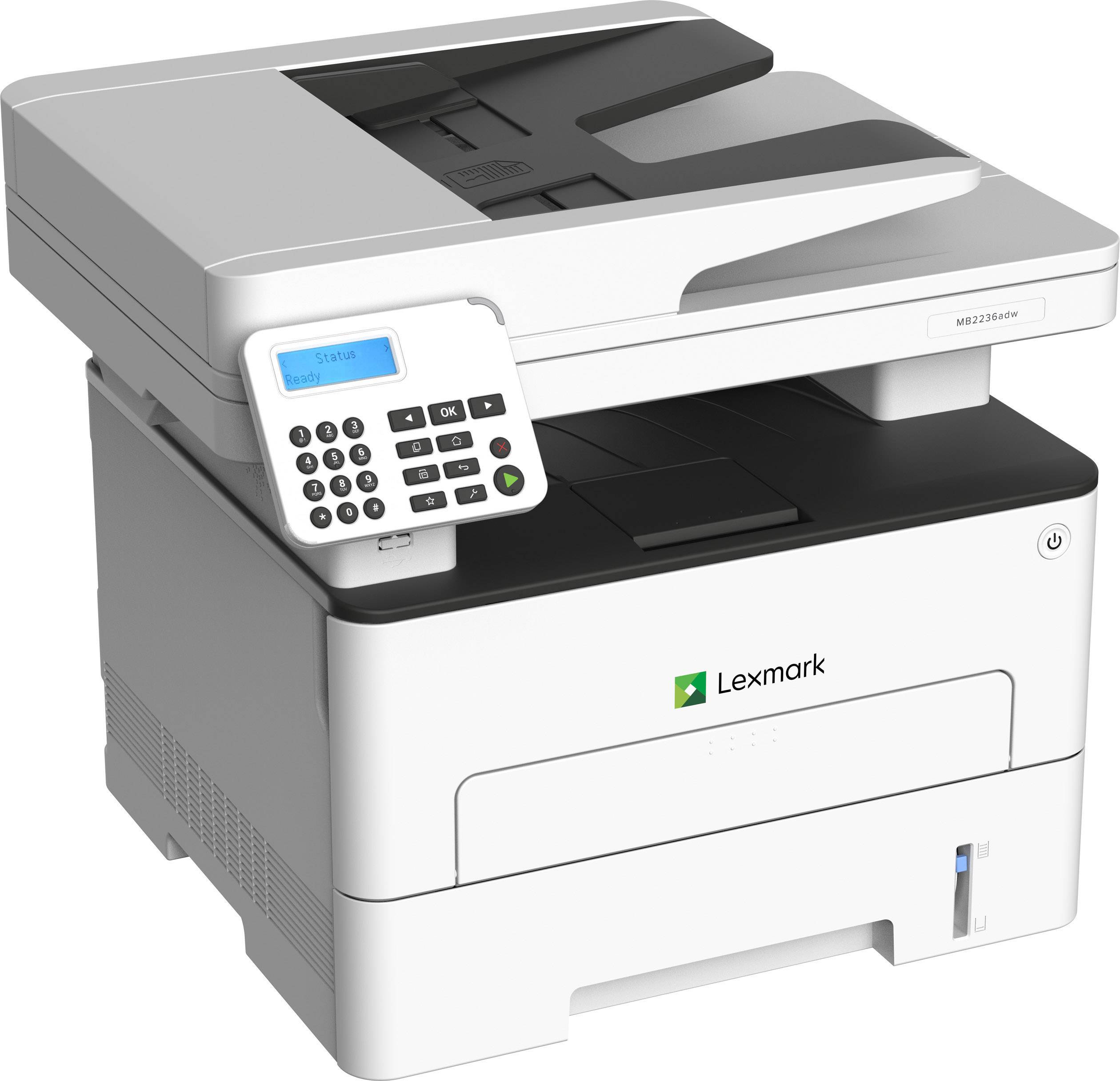 Lexmark MB2236adw Multifunktionsdrucker Laser Schwarz-Weiß A4 Drucker, Scanner, Kopierer, Fax LAN, WLAN, Duplex, ADF