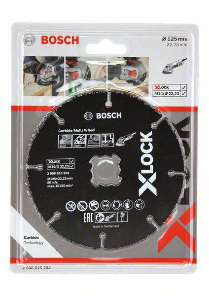 Bosch Accessories 2608619284 Trennscheibe gerade 125 mm 1 St.