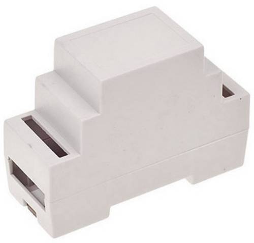 TRU COMPONENTS TC-7910732 Hutschienen-Gehäuse 34 x 89 x 63 ABS-V0 Grau 1 St.
