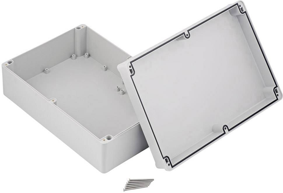 TRU COMPONENTS TC-7910776 Universal-Gehäuse 283 x 193 x 96 ABS Grau 1St.
