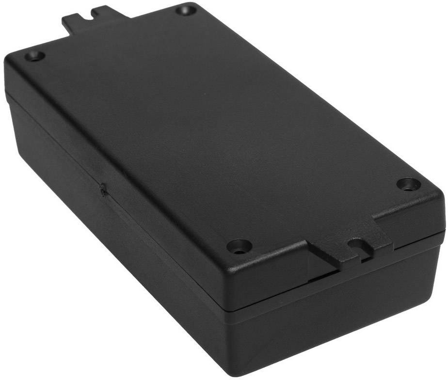 TRU COMPONENTS TC-7910832 Flansch-Gehäuse 145 x 74 x 40 ABS Schwarz 1St.