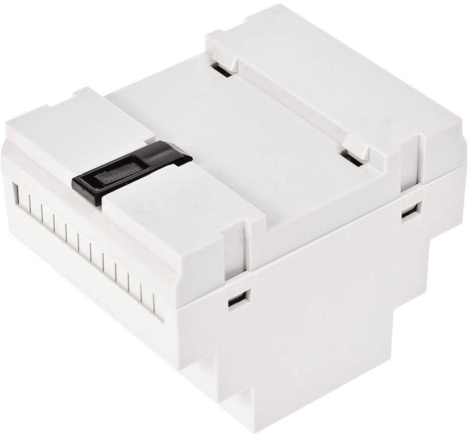 TRU COMPONENTS TC-7910880 Hutschienen-Gehäuse 70 x 90 x 65 ABS-V0 Grau 1St.