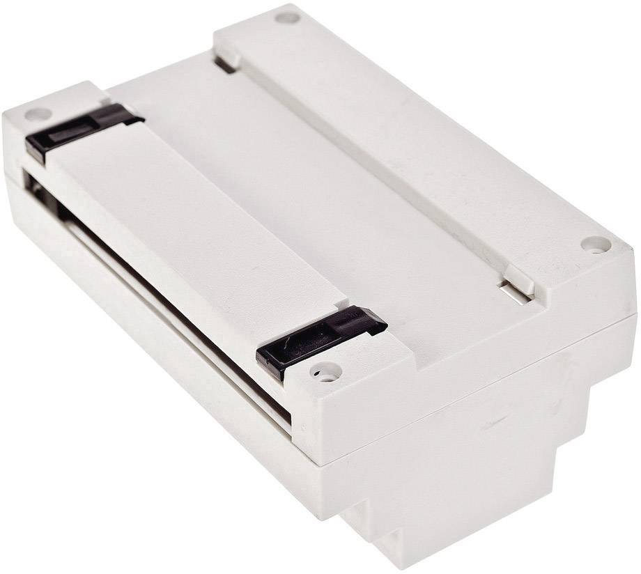 TRU COMPONENTS TC-7910908 Hutschienen-Gehäuse 139 x 89 x 63 ABS-V0 Grau 1St.