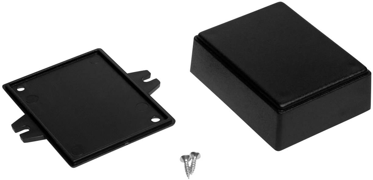TRU COMPONENTS TC-7910928 Flansch-Gehäuse 75 x 59 x 28 ABS Schwarz