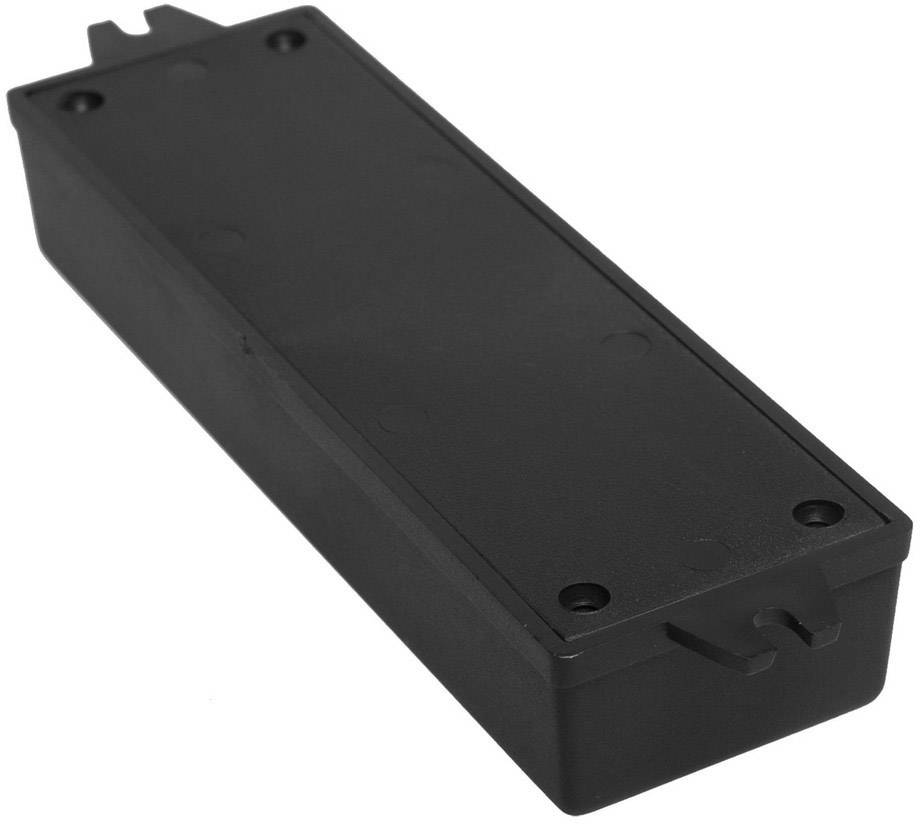 TRU COMPONENTS TC-7910944 Flansch-Gehäuse 155 x 49 x 27 ABS Schwarz 1St.