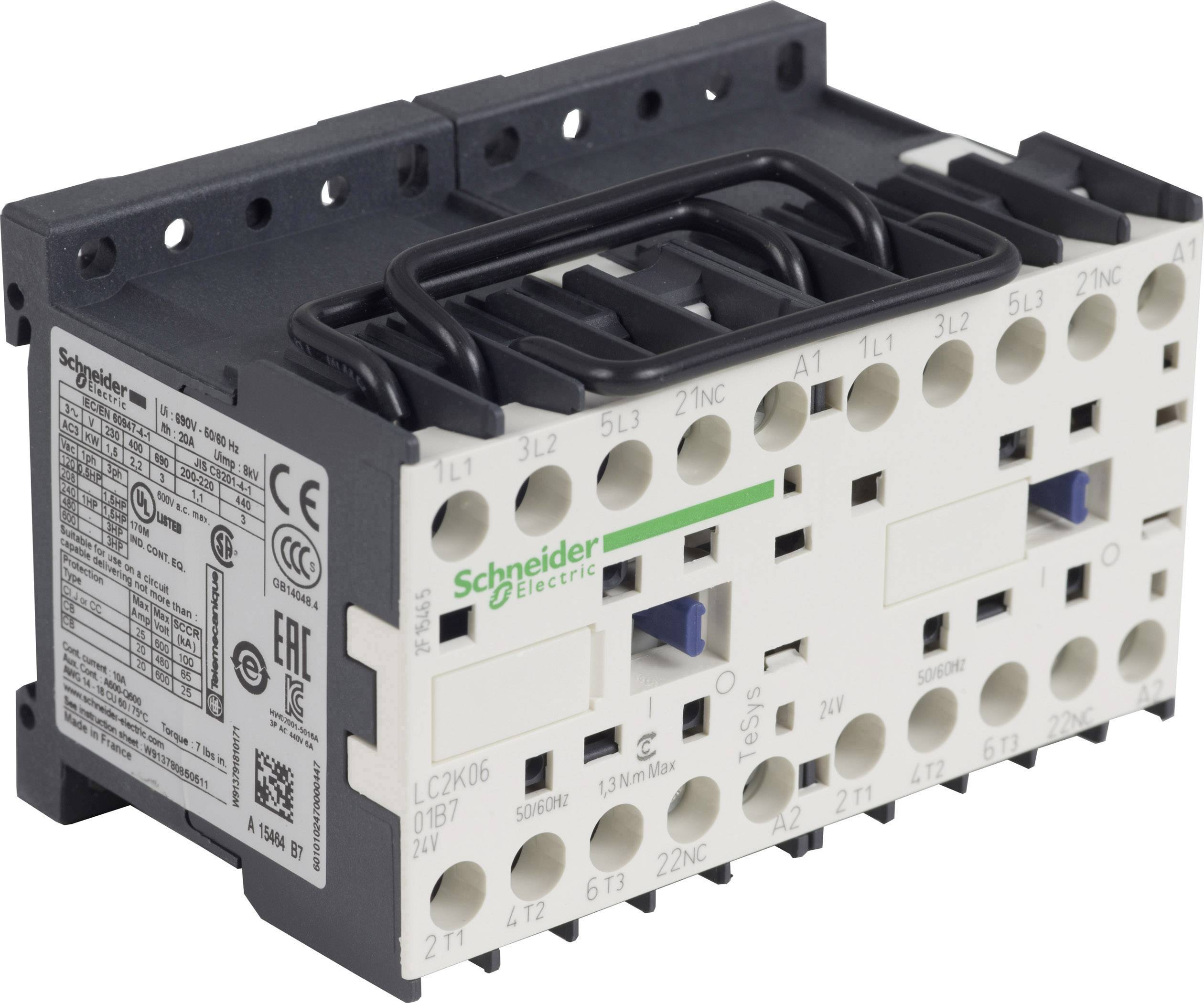 Schneider Electric LC2K0601B7 Wendeschützkombination 1St.