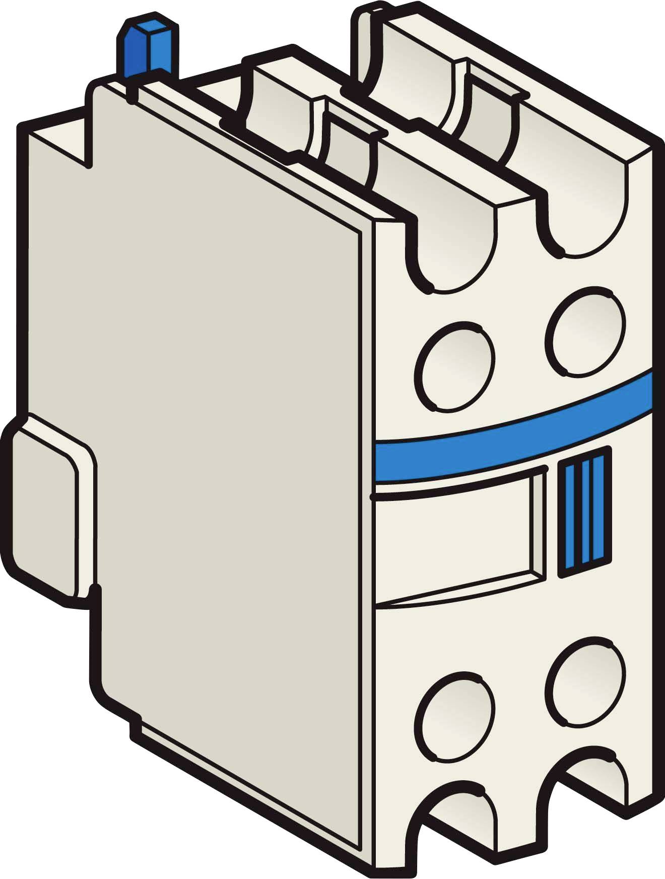 Schneider Electric LADN026 LADN026 Hilfsschalterblock 1St.
